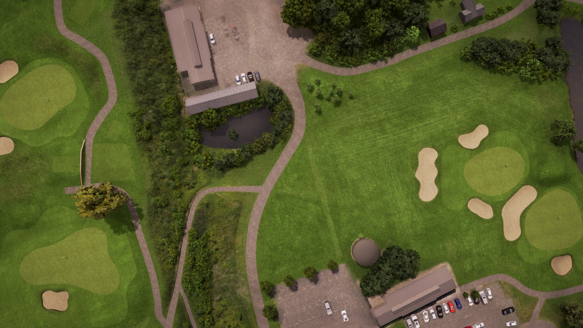 Hole 16 at Rya Golfclub – Seaside Course