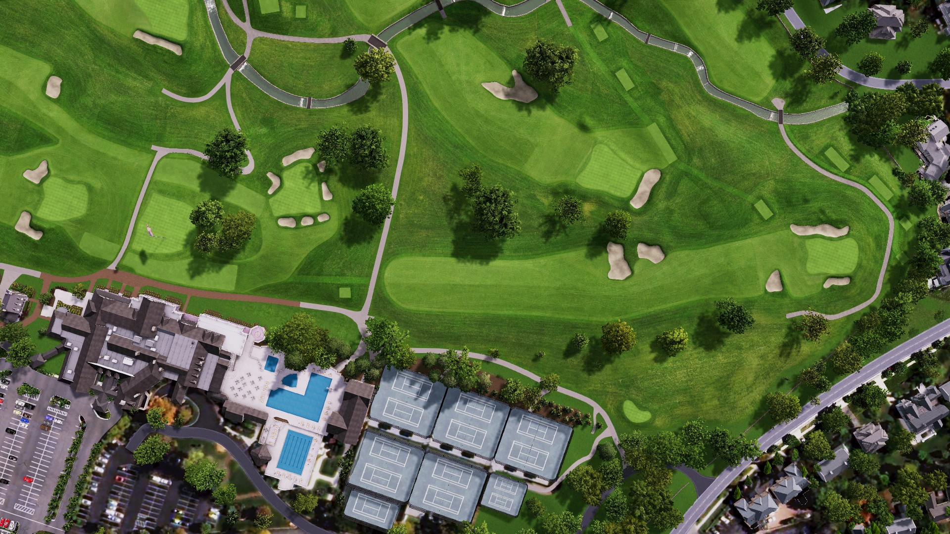 Hole 1 at Scioto Country Club