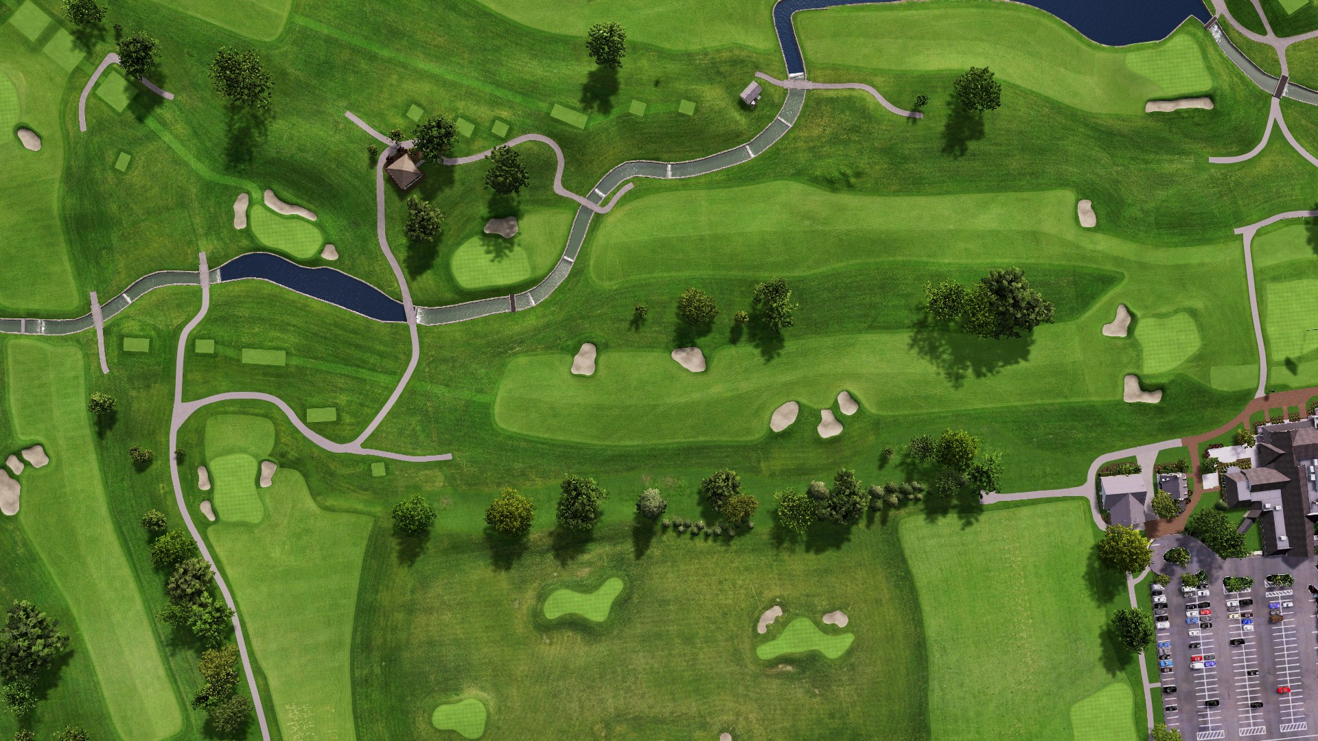 Hole 18 at Scioto Country Club
