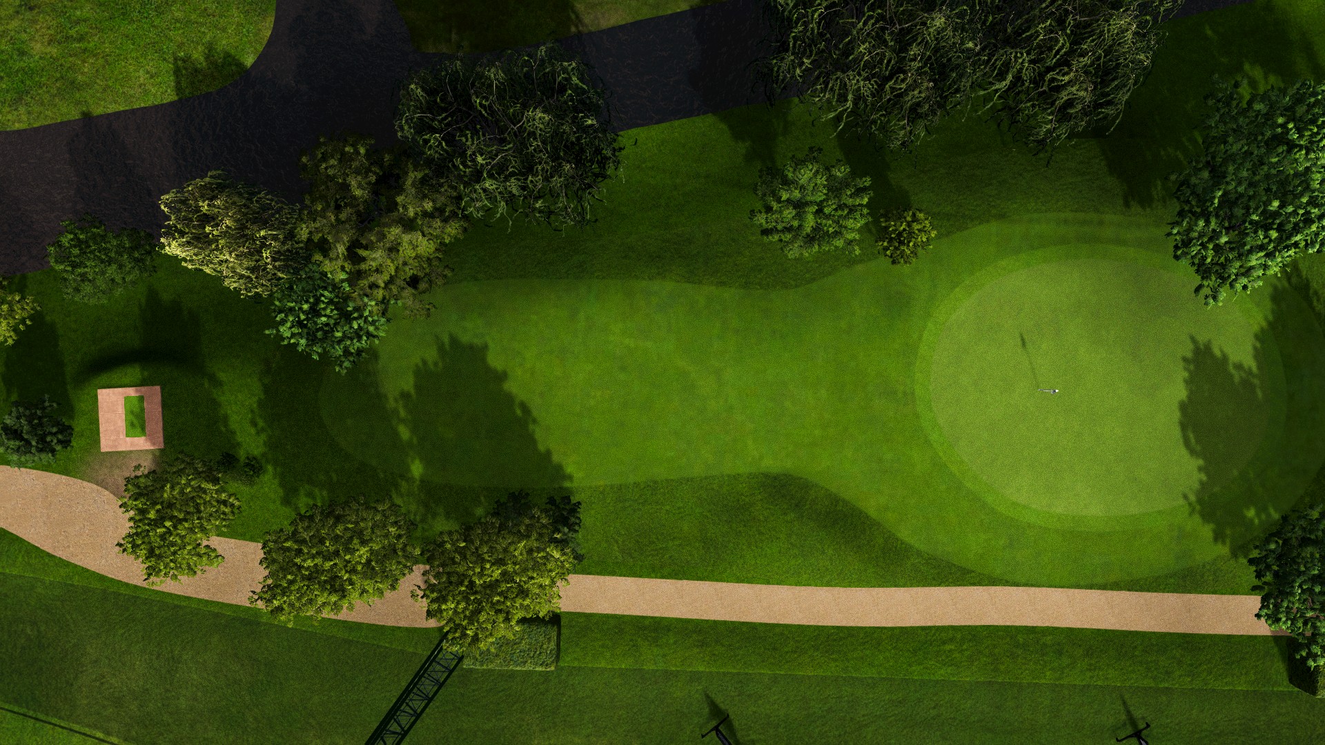 Hole 1 at Seve GC Rotterdam