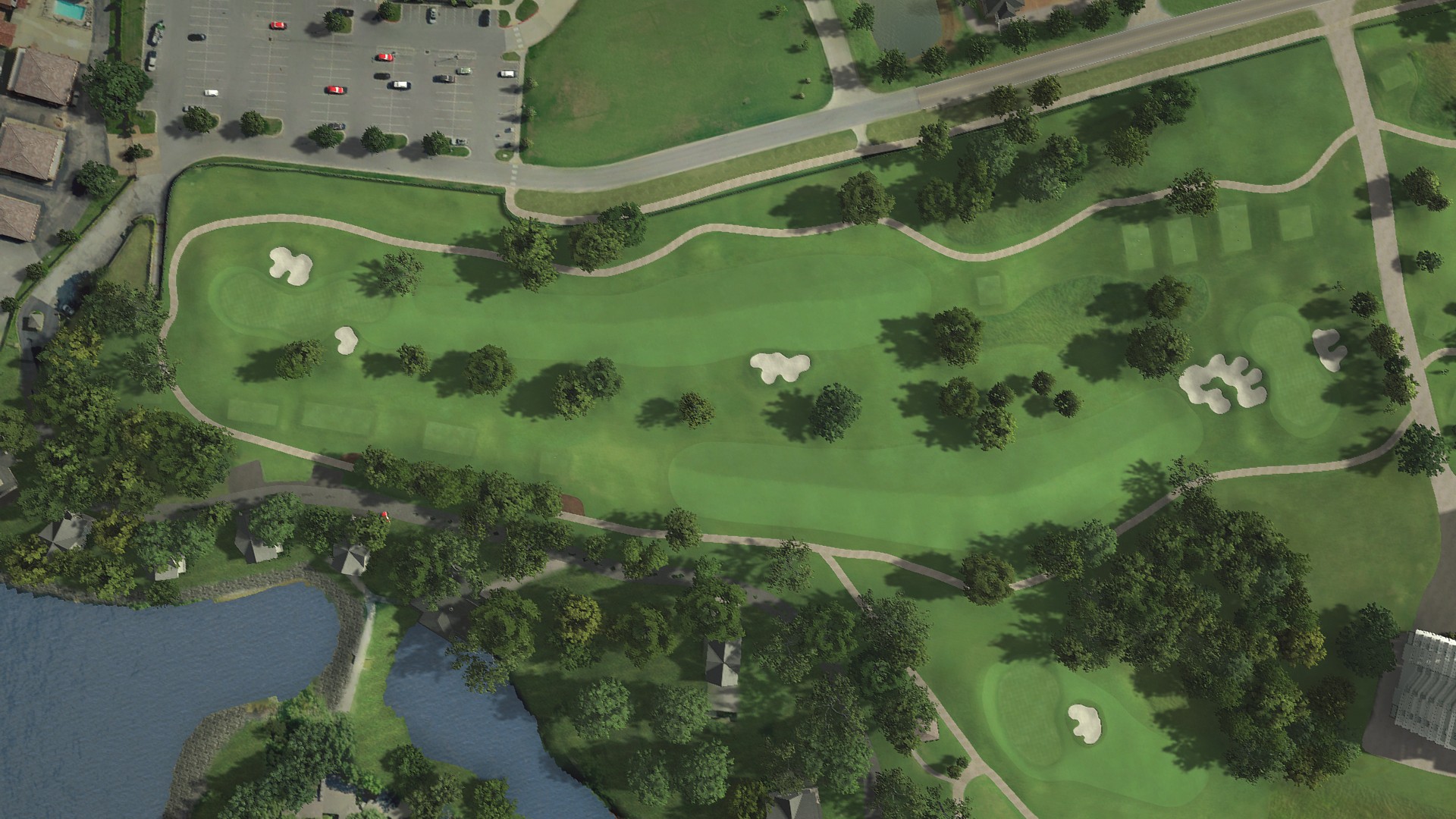Hole 3 at Shangri-La GC, Heritage & Legends