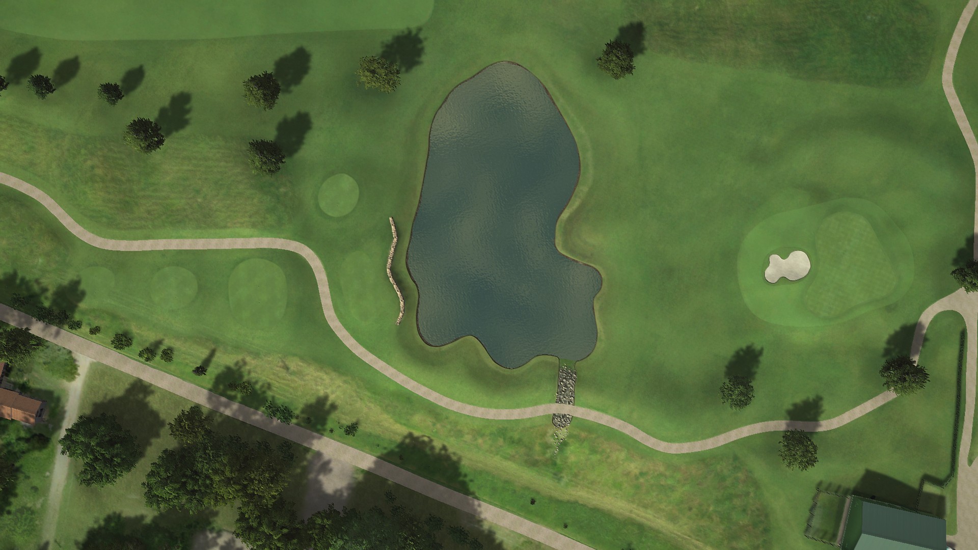 Hole 17 at Shangri-La GC, Heritage & Legends