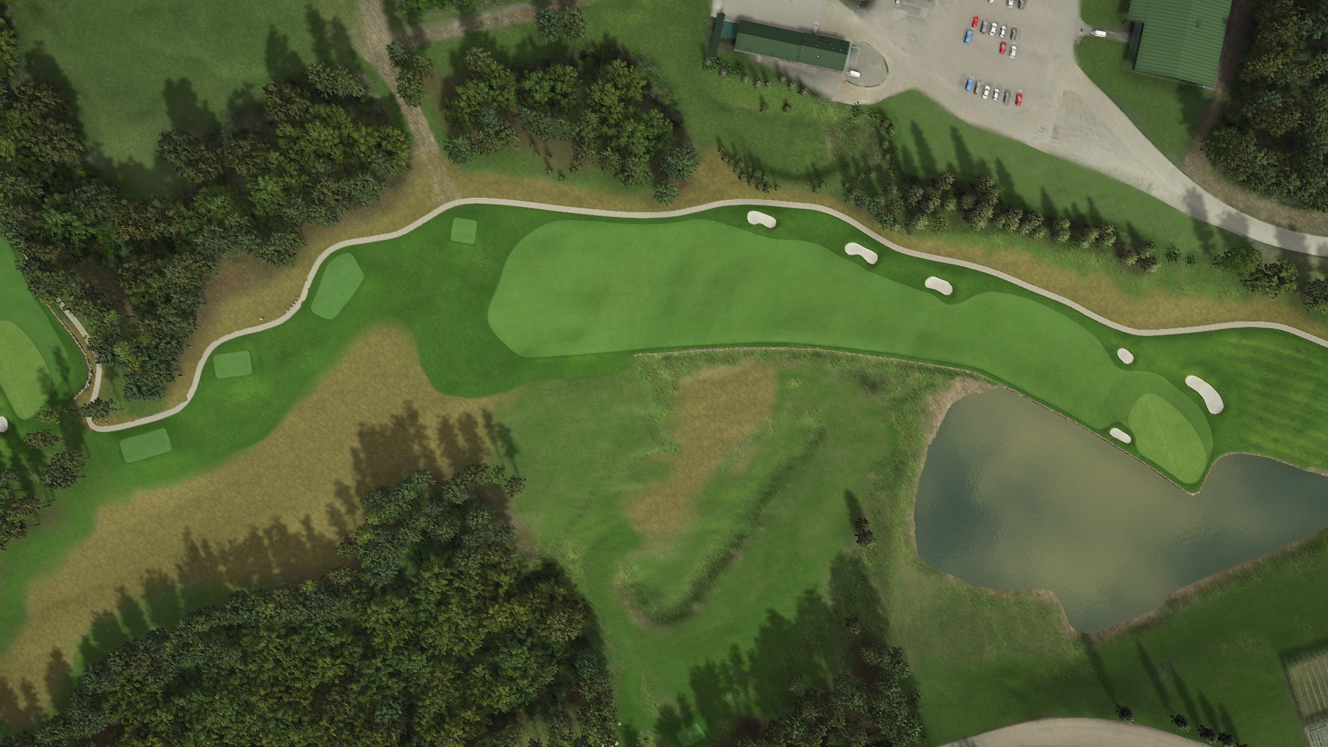 Hole 18 at Nemacolin - Shepherd's Rock