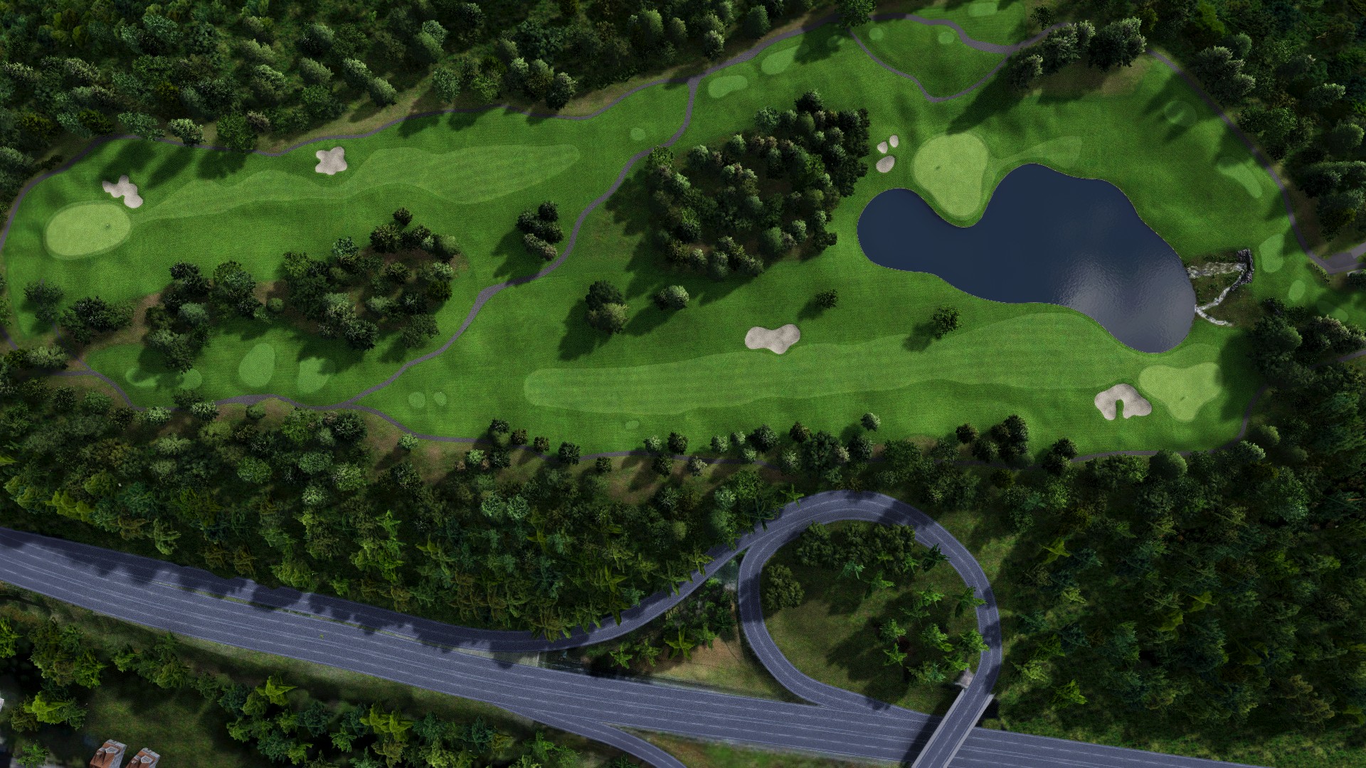 Hole 9 at Shishido Hills Country Club - West Course