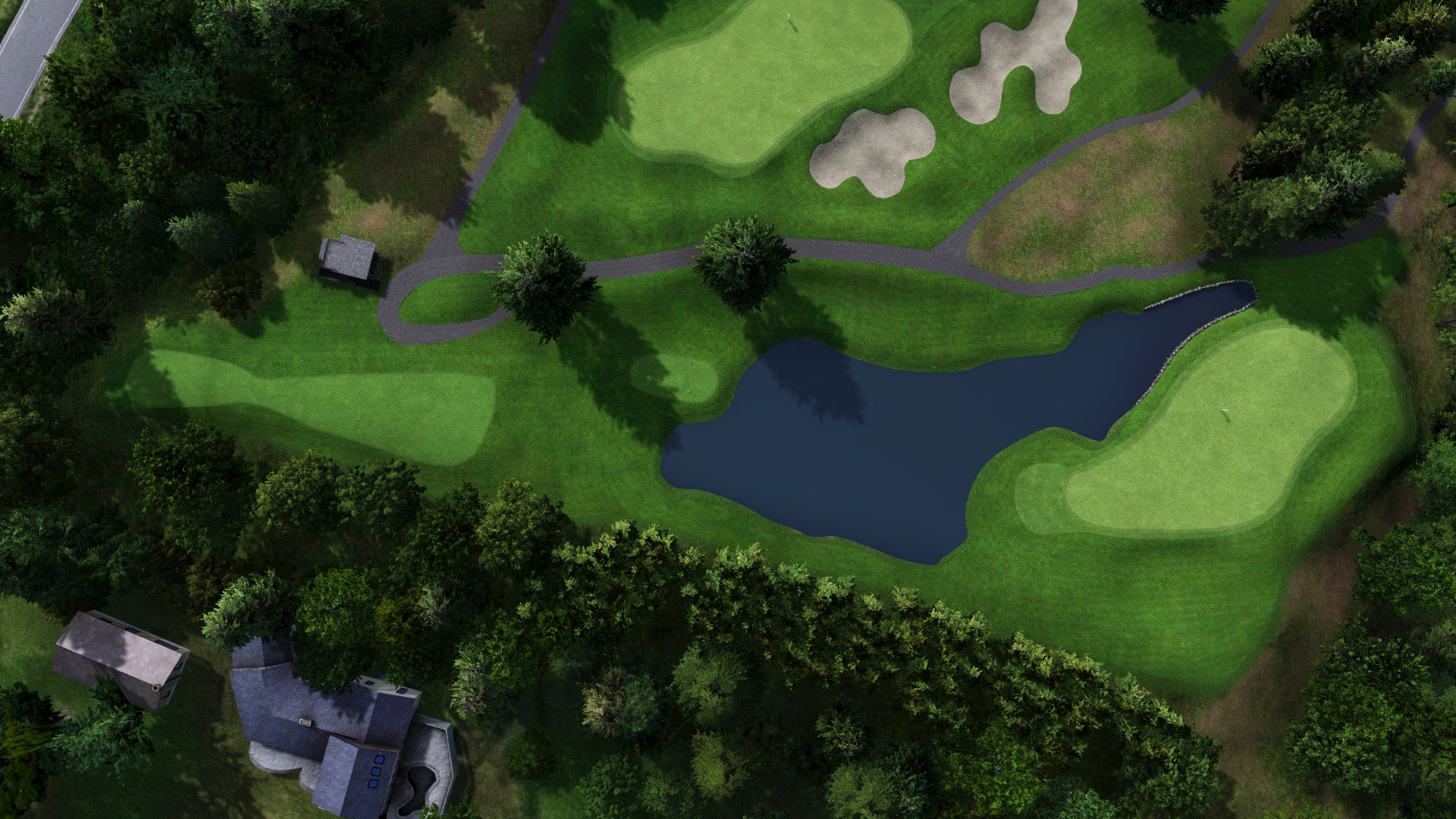 Hole 16 at Shishido Hills Country Club - West Course