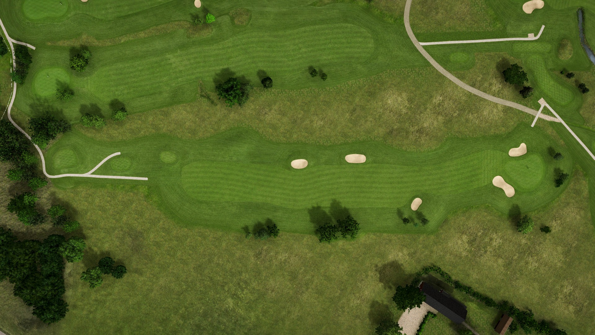 Hole 1 at Skerike Golfklubb