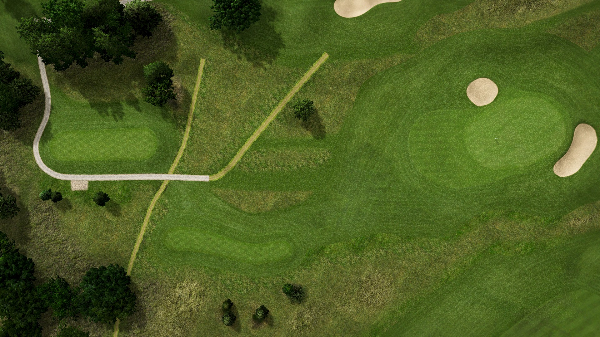 Hole 5 at Skerike Golfklubb