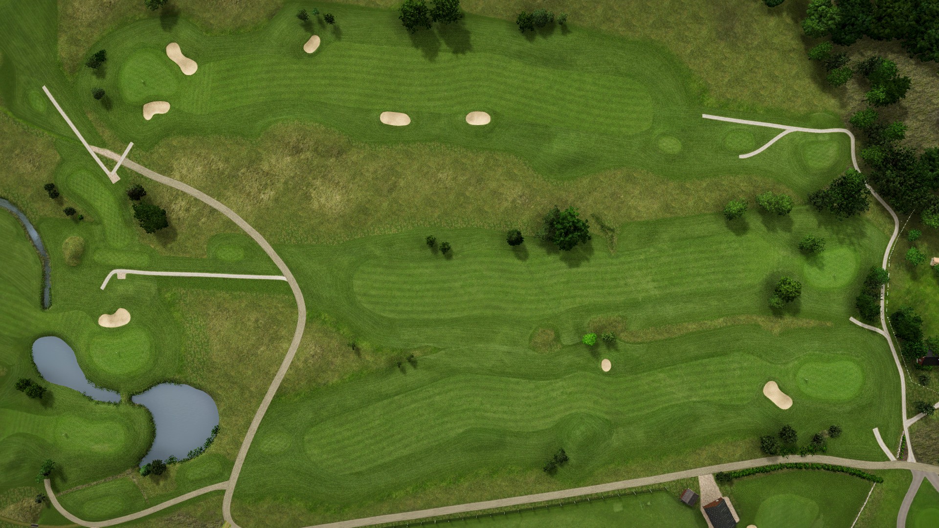 Hole 9 at Skerike Golfklubb