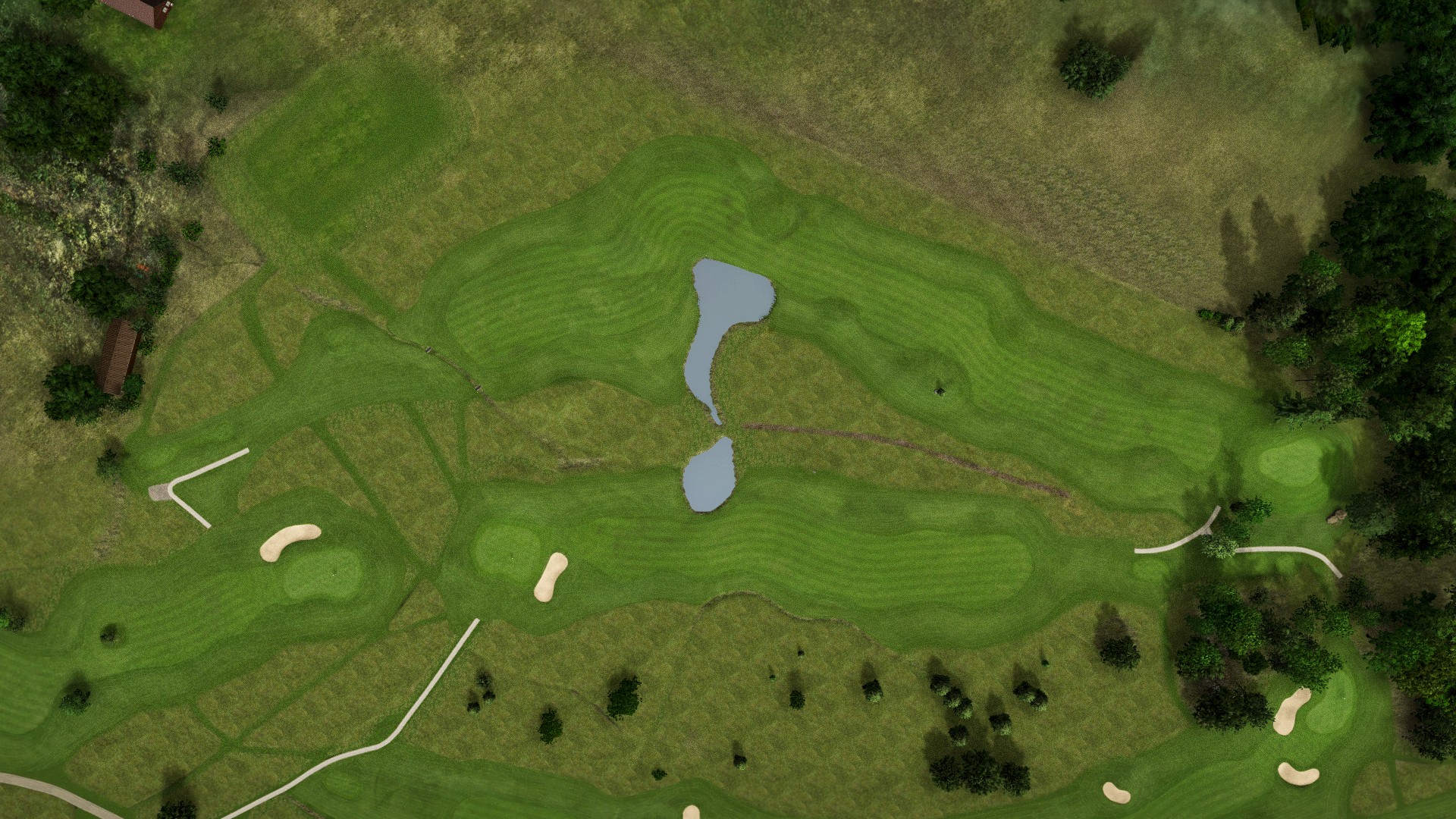 Hole 11 at Skerike Golfklubb
