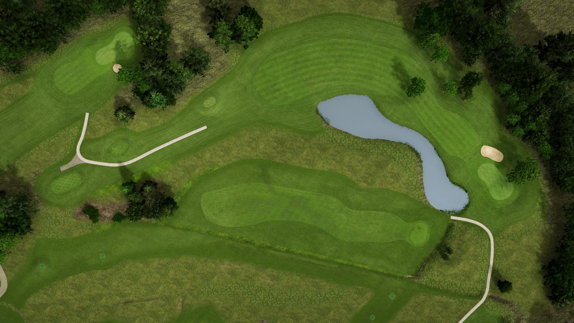 Hole 15 at Skerike Golfklubb