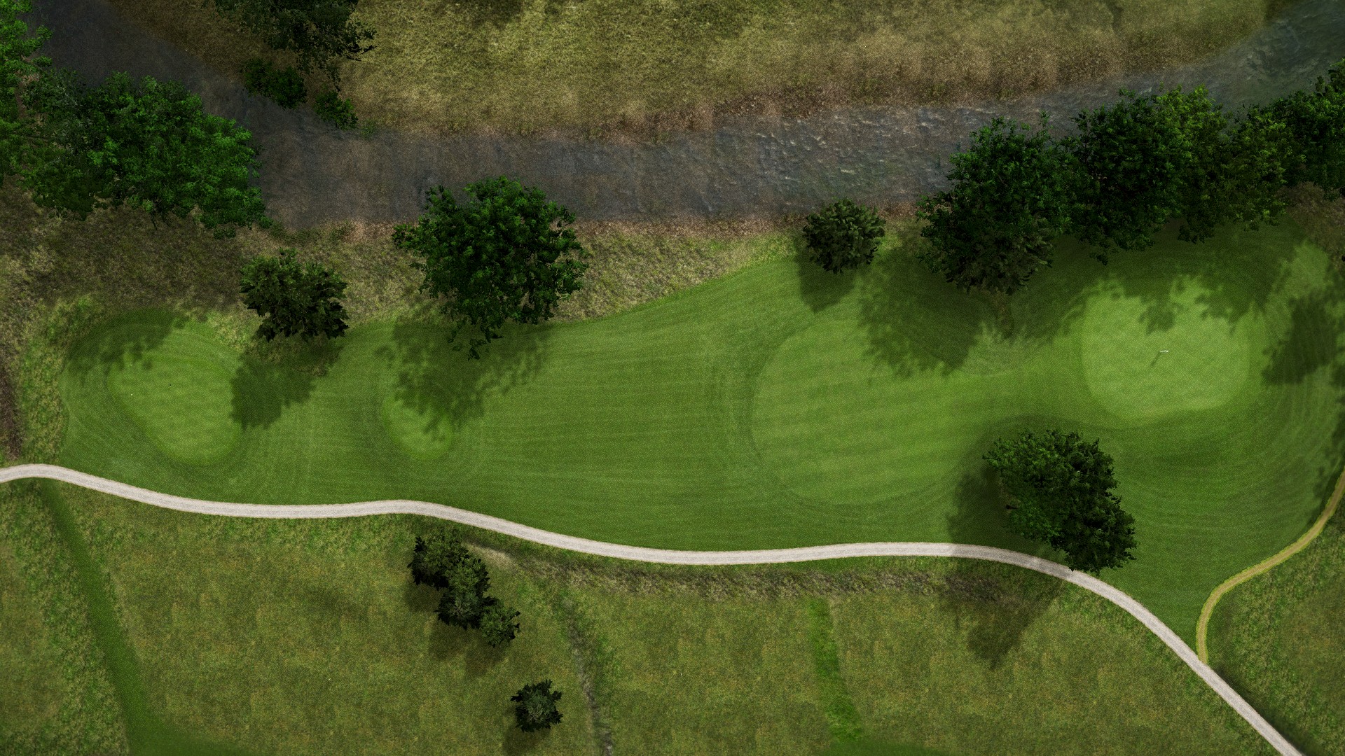 Hole 16 at Skerike Golfklubb