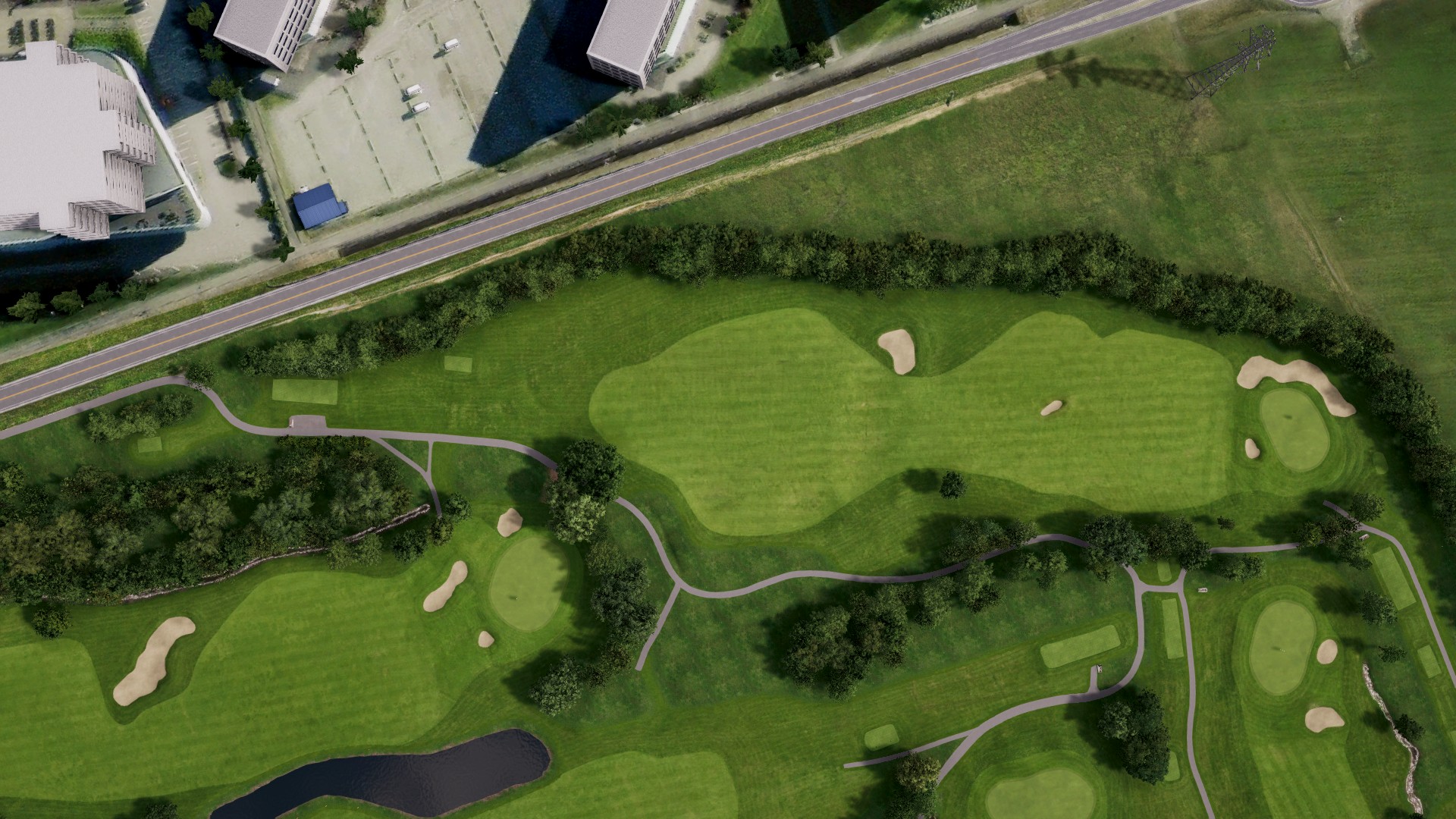 Hole 2 at Sola GK - Forus