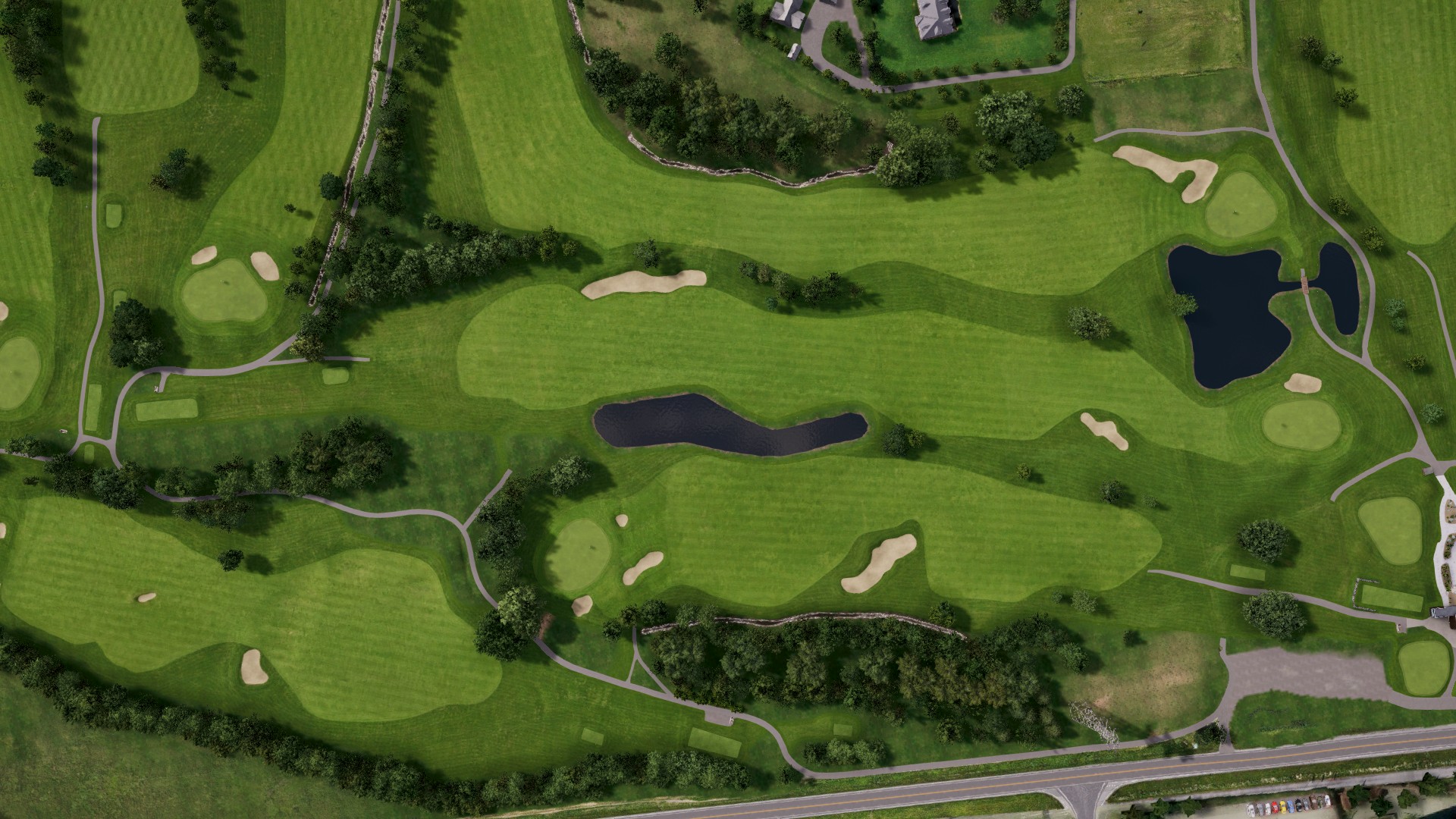 Hole 9 at Sola GK - Forus