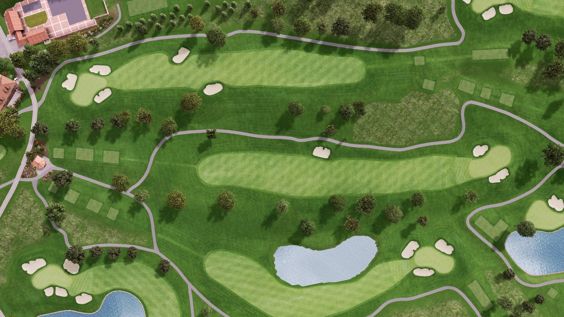 Hole 1 at St Clair Championship Course