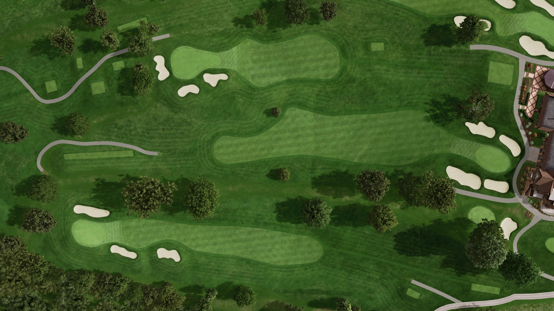Hole 2 at St Clair Terrace Course