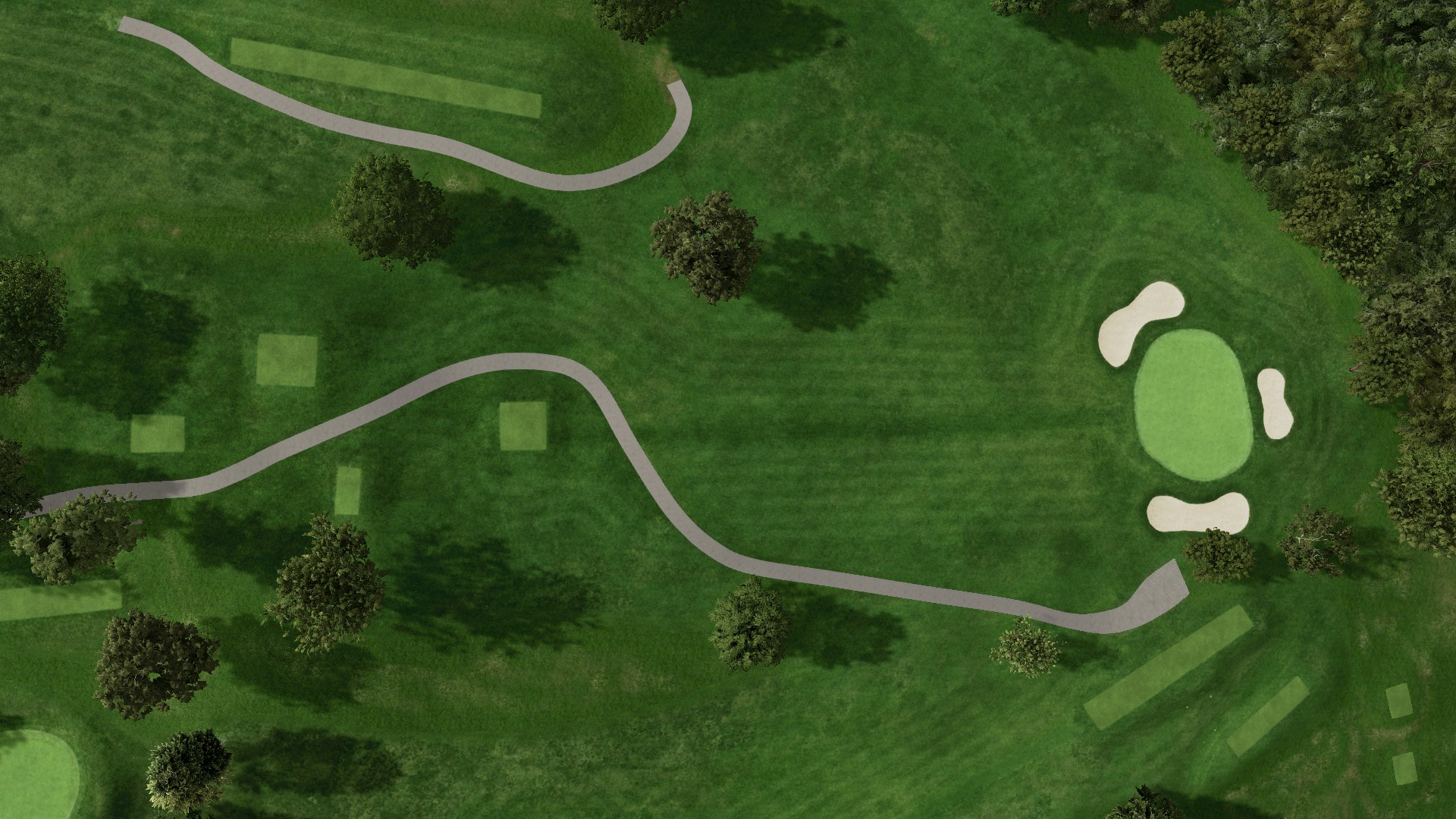 Hole 4 at St Clair Terrace Course