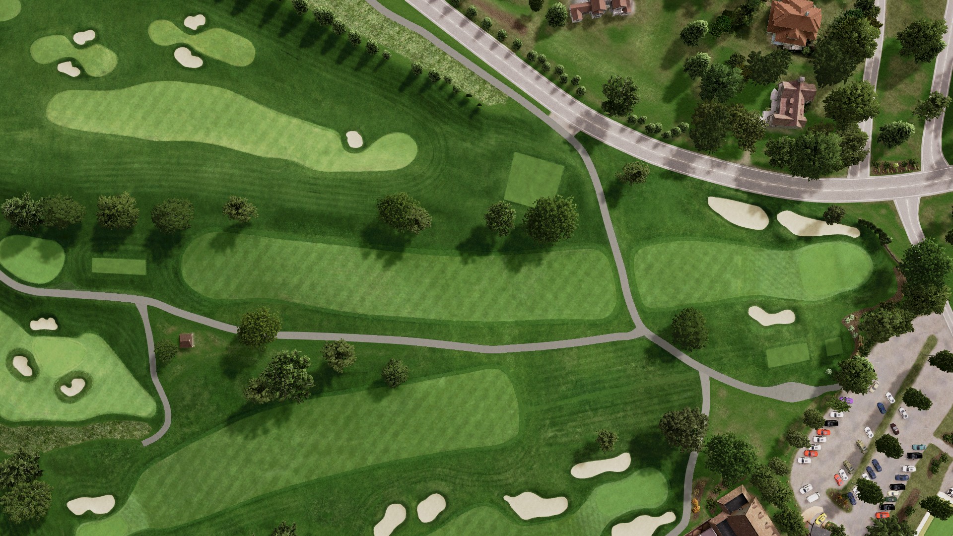 Hole 9 at St Clair Terrace Course