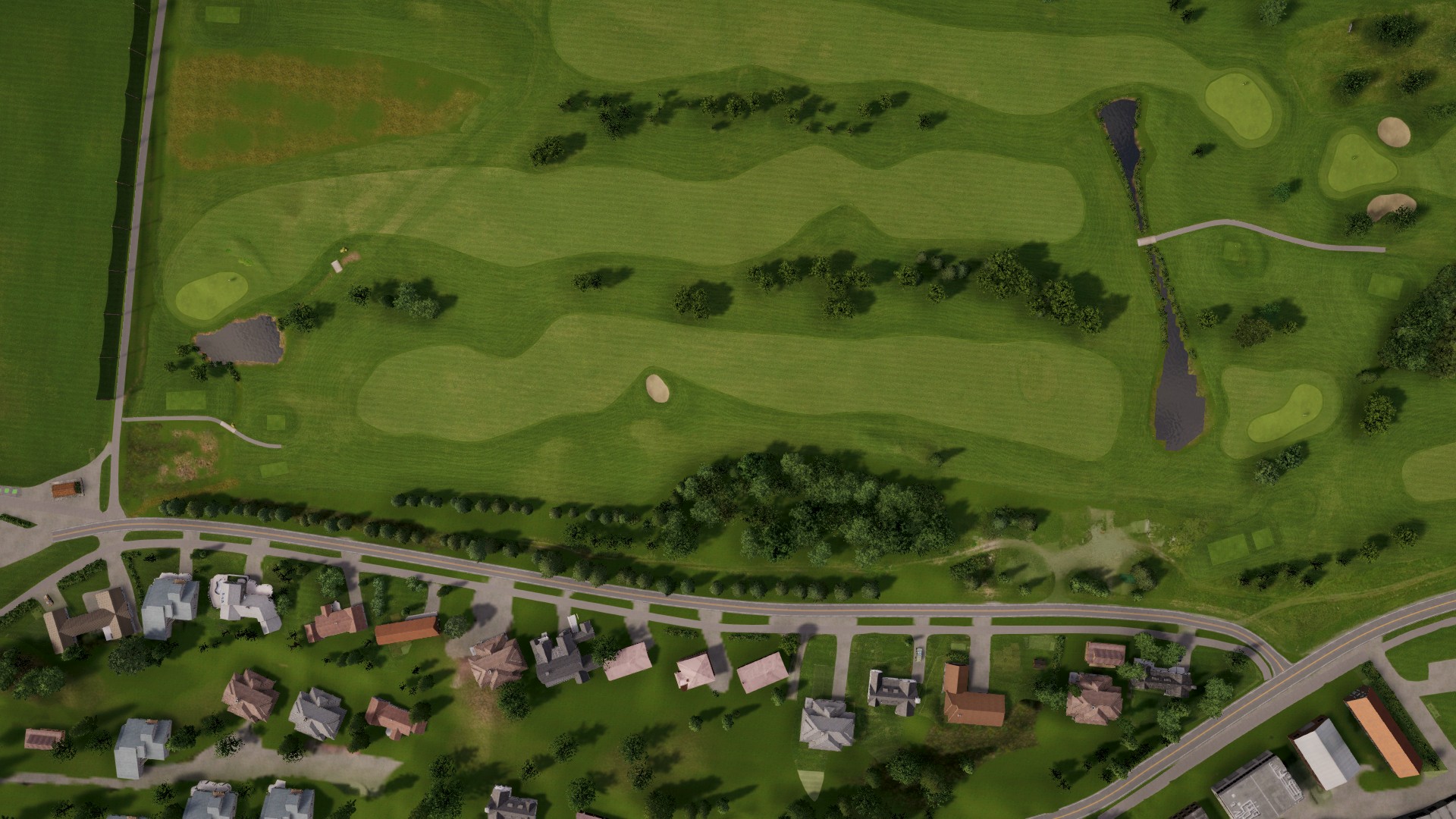 Hole 1 at Stjordal Golfklubb