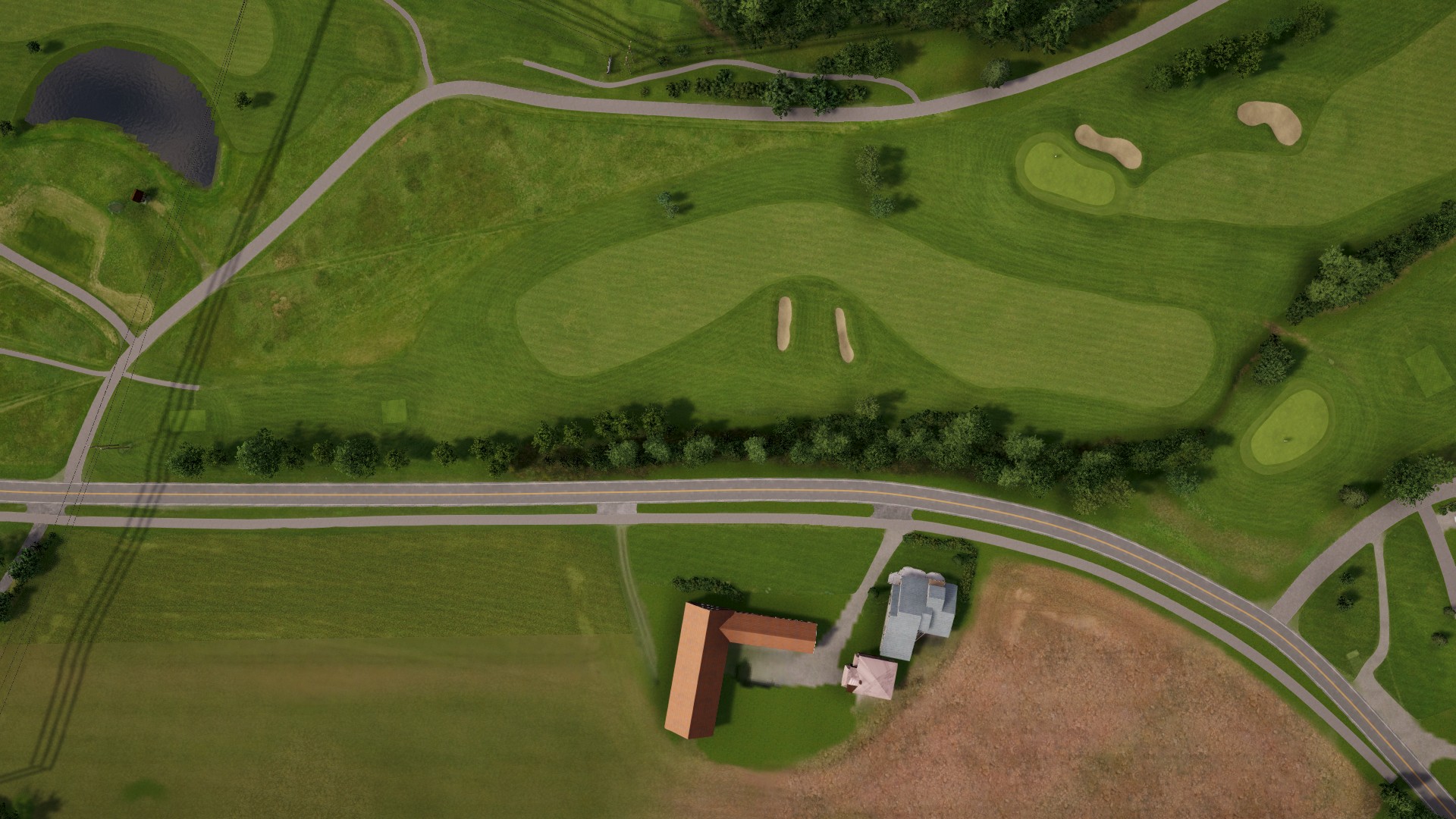 Hole 3 at Stjordal Golfklubb