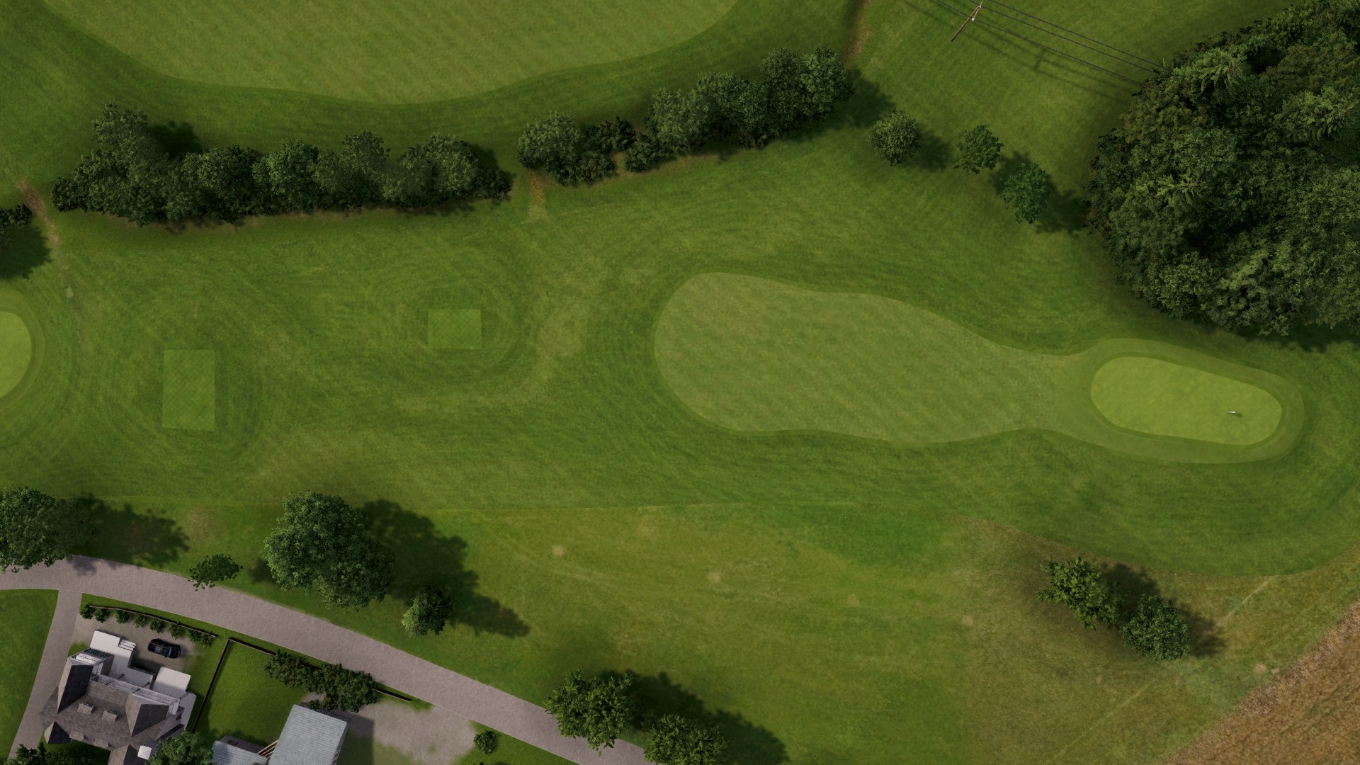 Hole 4 at Stjordal Golfklubb