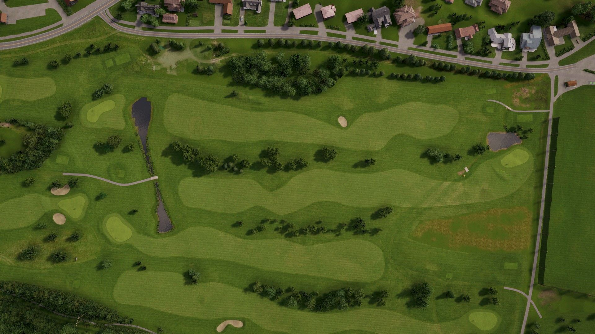 Hole 9 at Stjordal Golfklubb