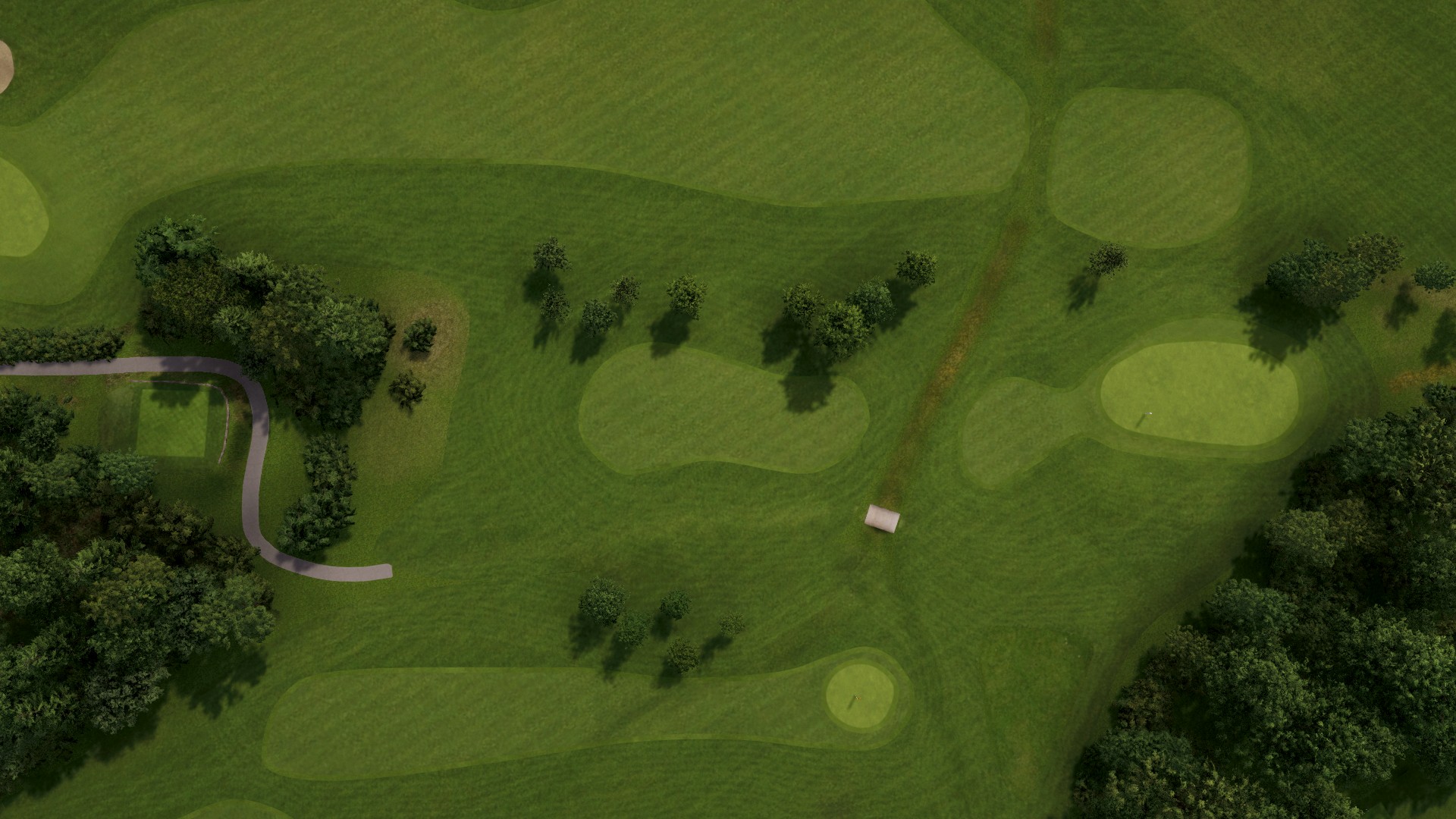 Hole 10 at Stjordal Golfklubb
