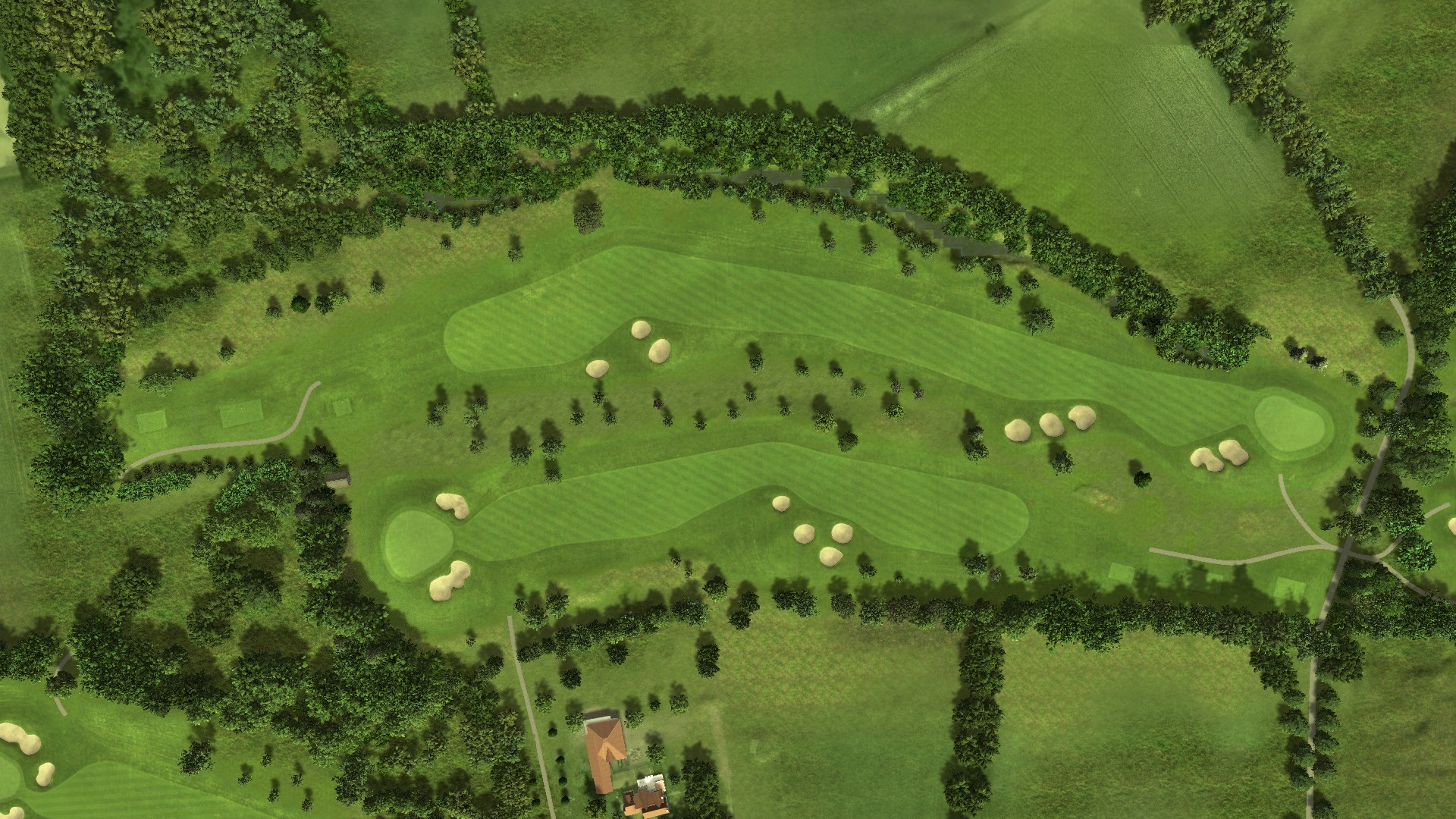 Hole 13 at Golfclub Syke - Course B & C
