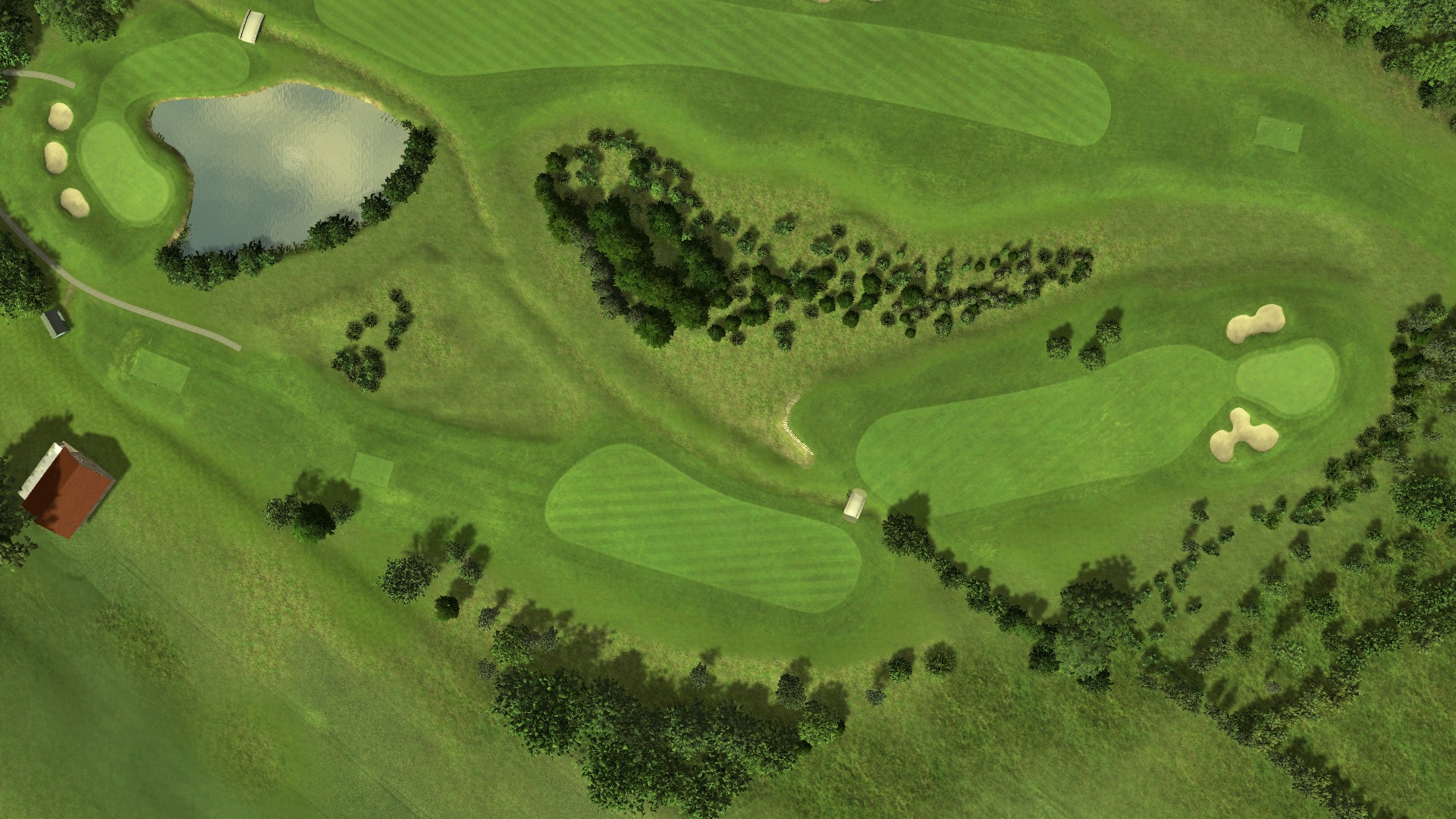 Hole 14 at Golfclub Syke - Course B & C