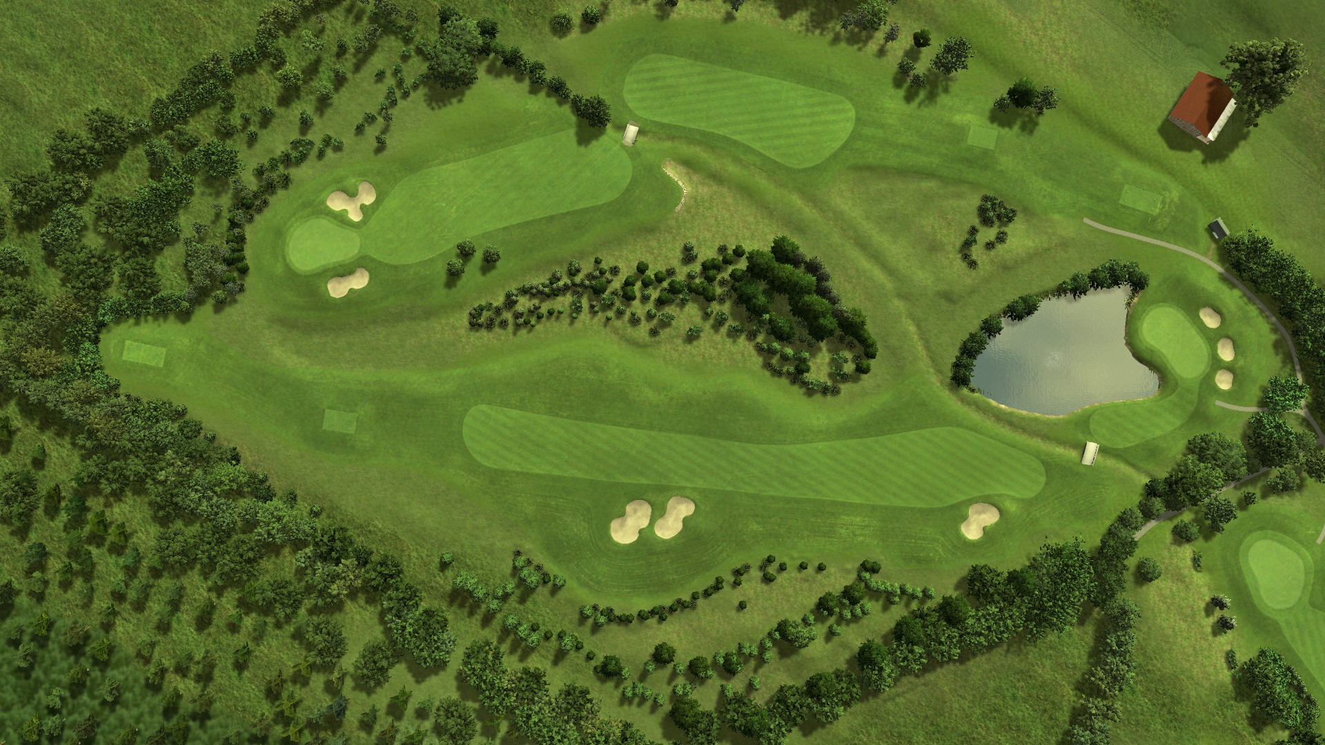 Hole 15 at Golfclub Syke - Course B & C