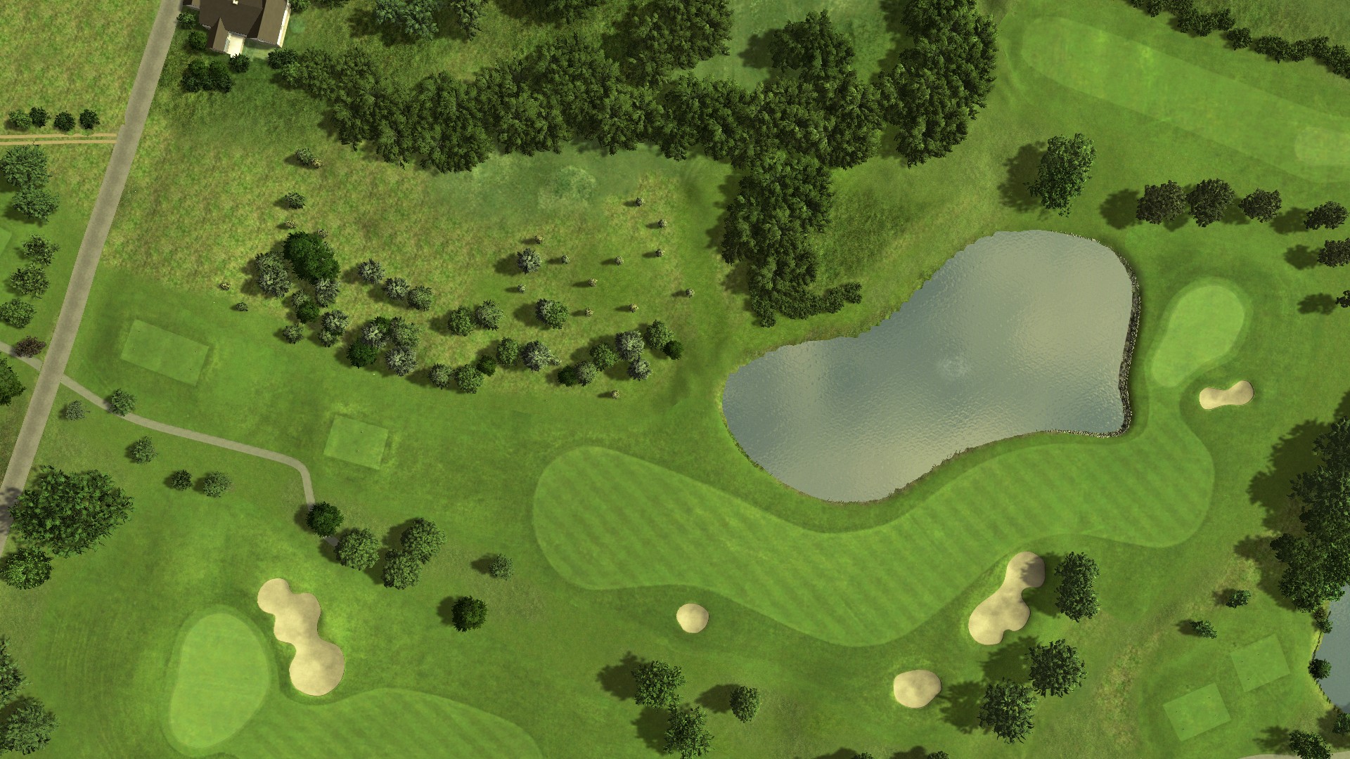 Hole 17 at Golfclub Syke - Course B & C