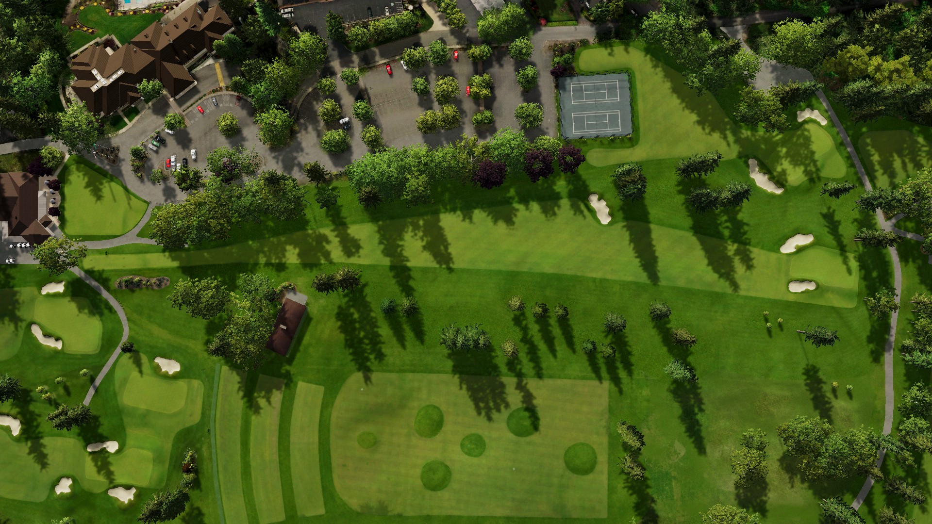 Hole 1 at Tacoma Country & Golf Club