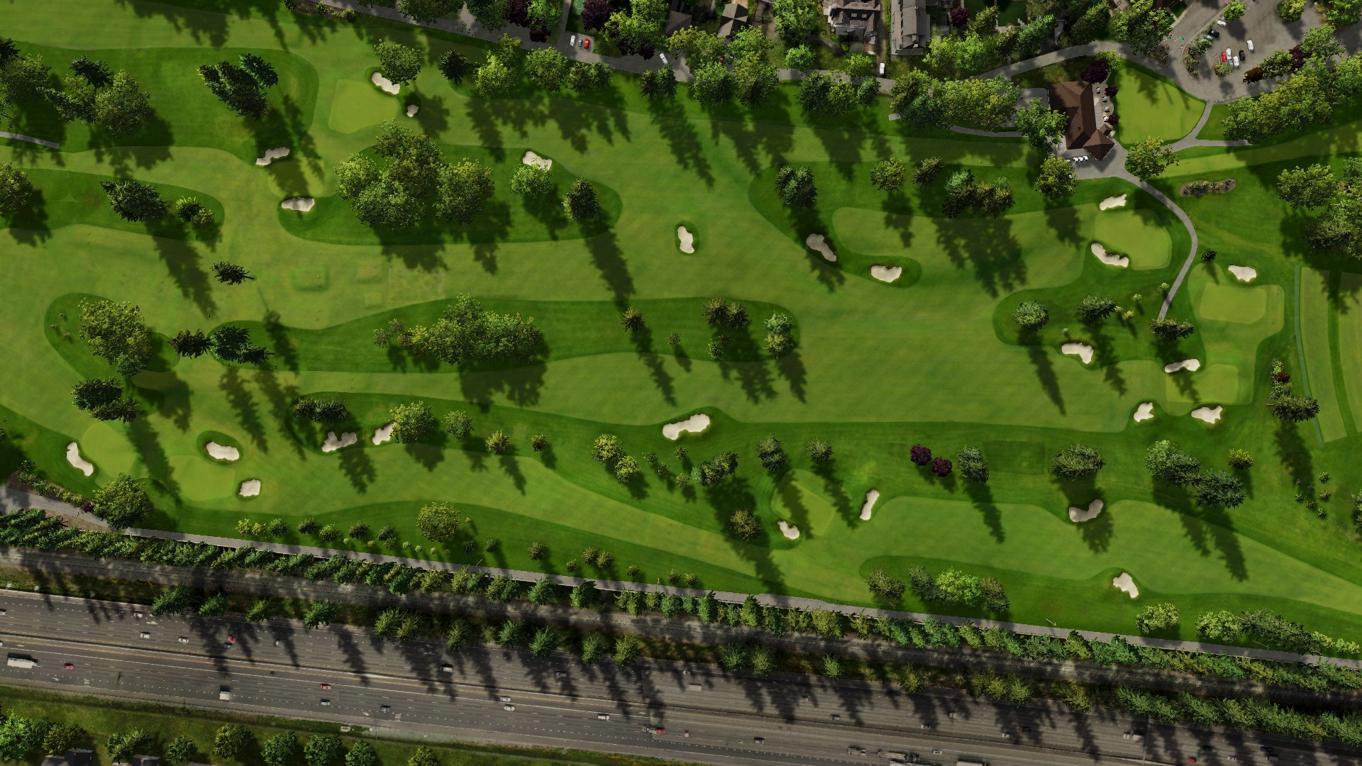 Hole 9 at Tacoma Country & Golf Club