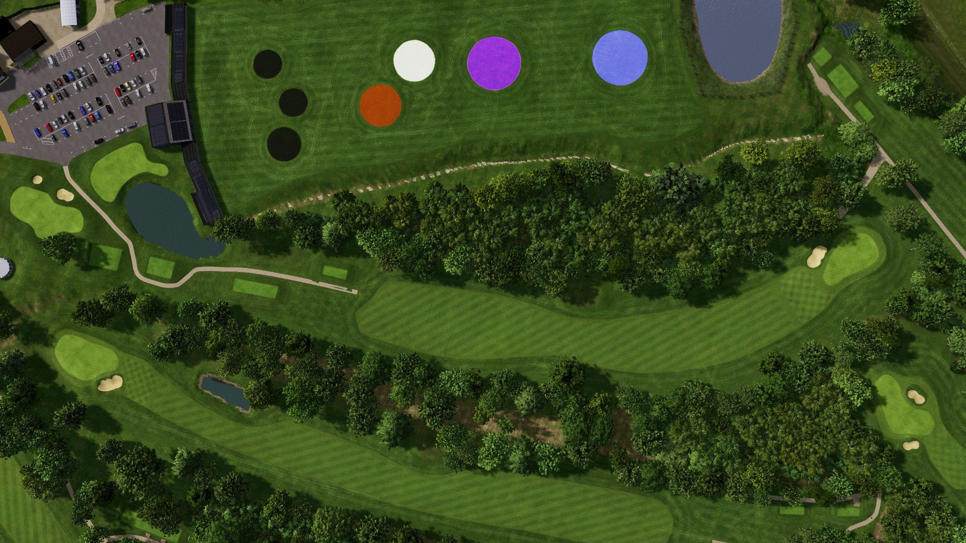Hole 1 at The Drift Golf Club