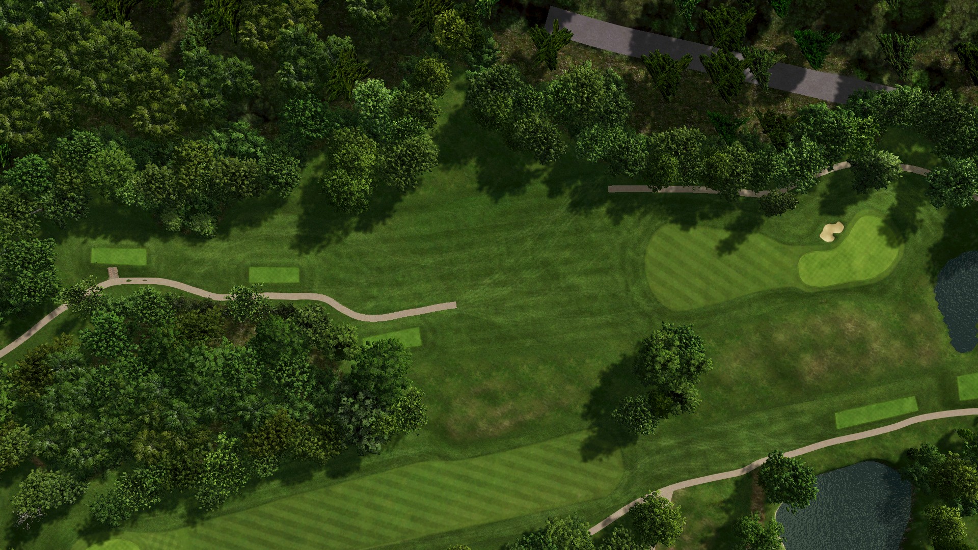 Hole 9 at The Drift Golf Club