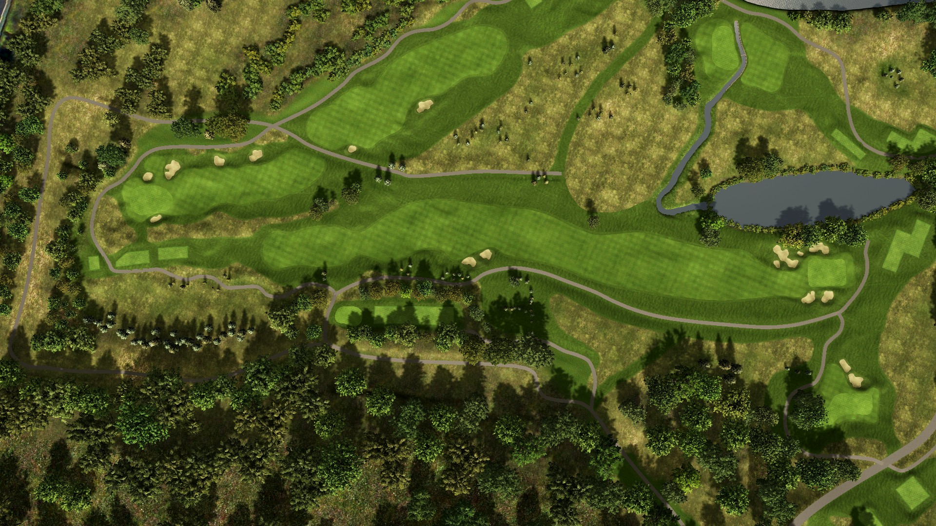 Hole 6 at The Grove