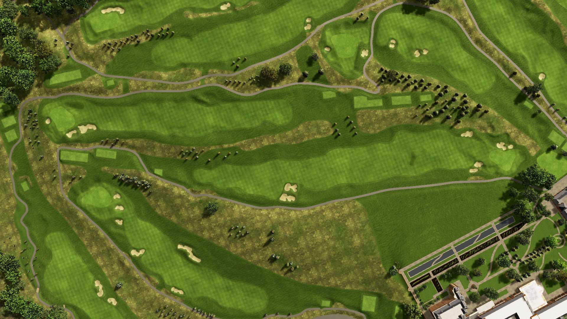 Hole 9 at The Grove