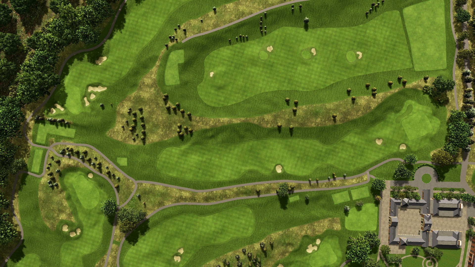Hole 18 at The Grove