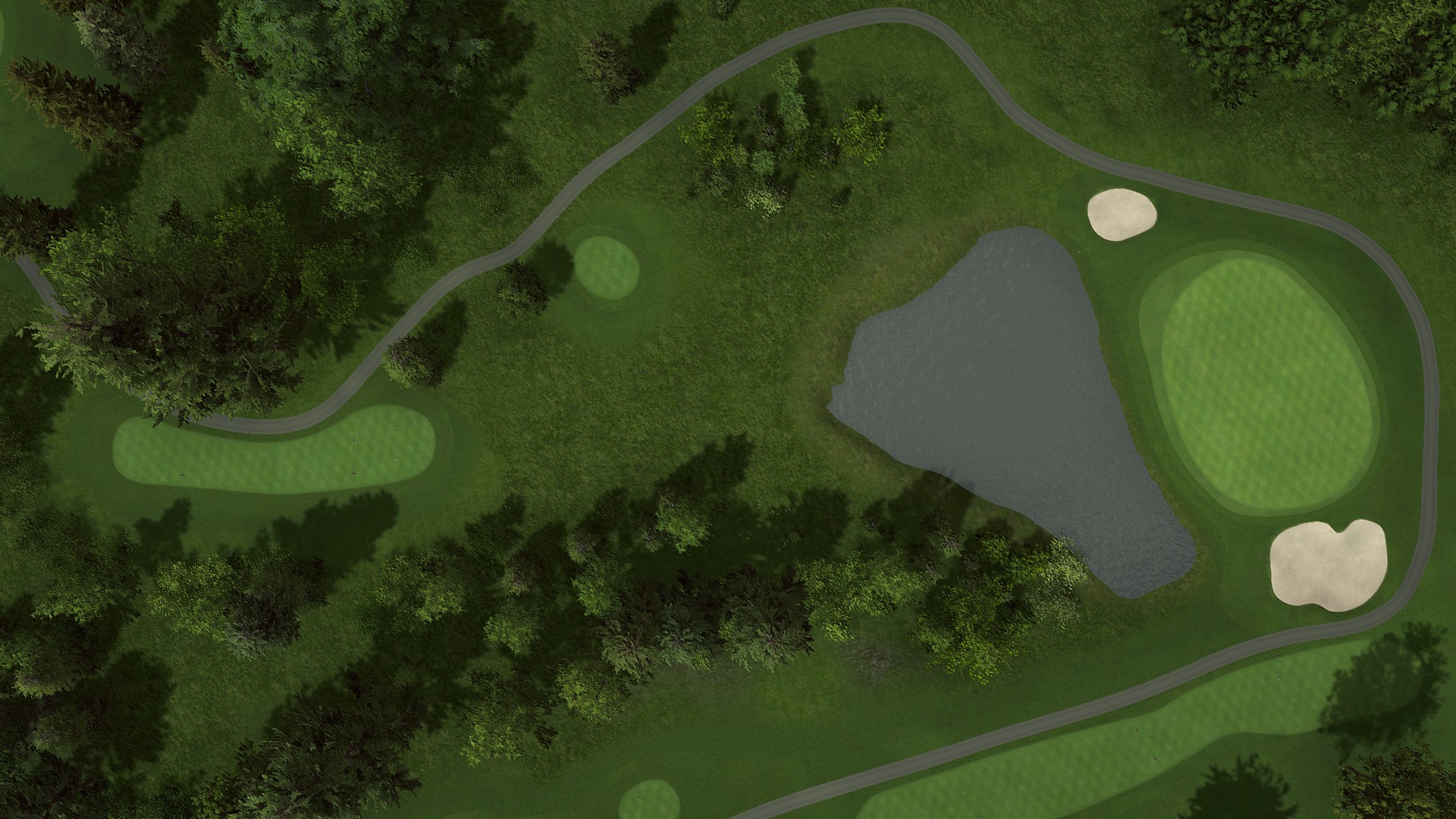 Hole 6 at The Heather at The Highlands - BOYNE Golf