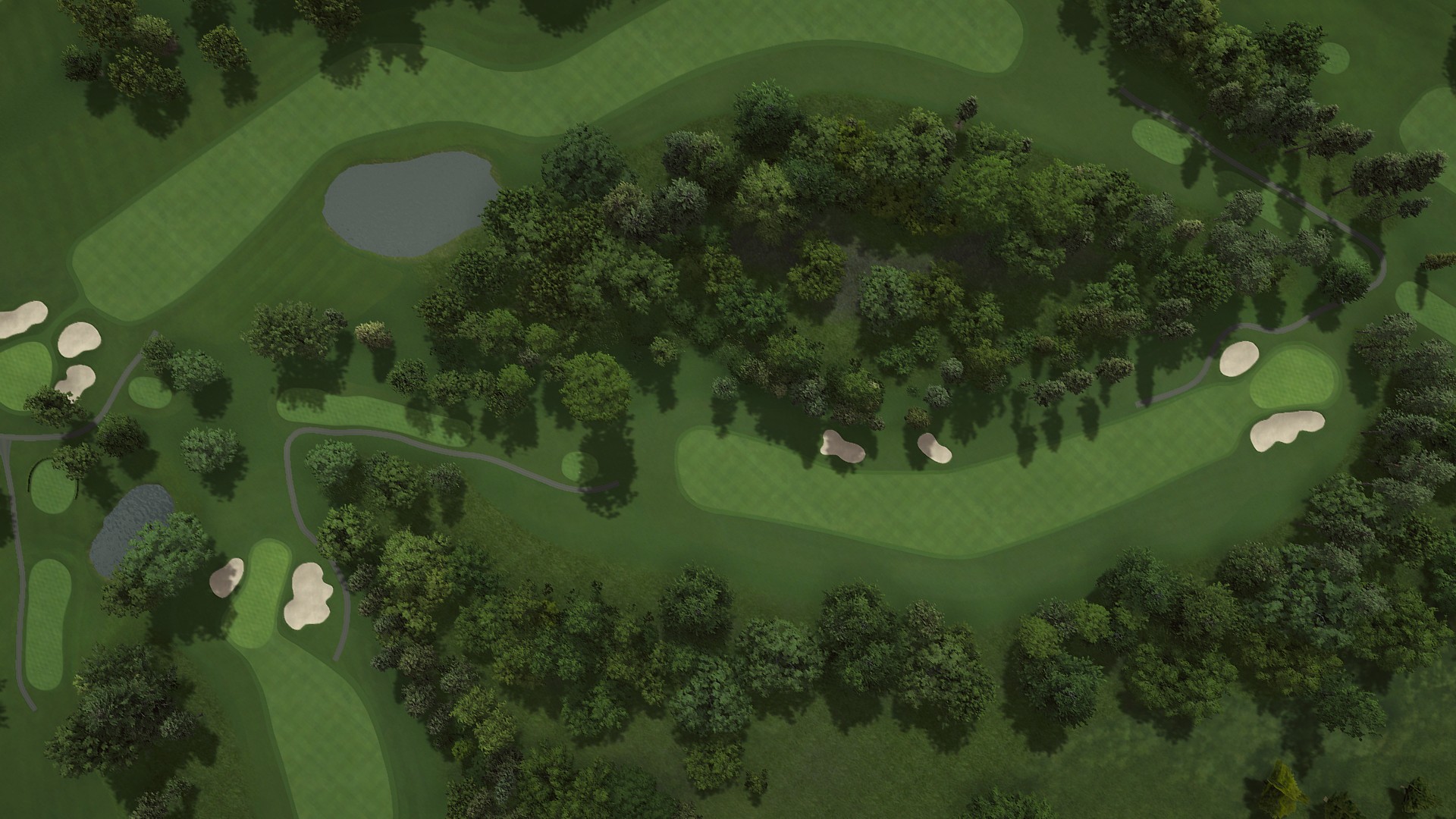 Hole 8 at The Heather at The Highlands - BOYNE Golf