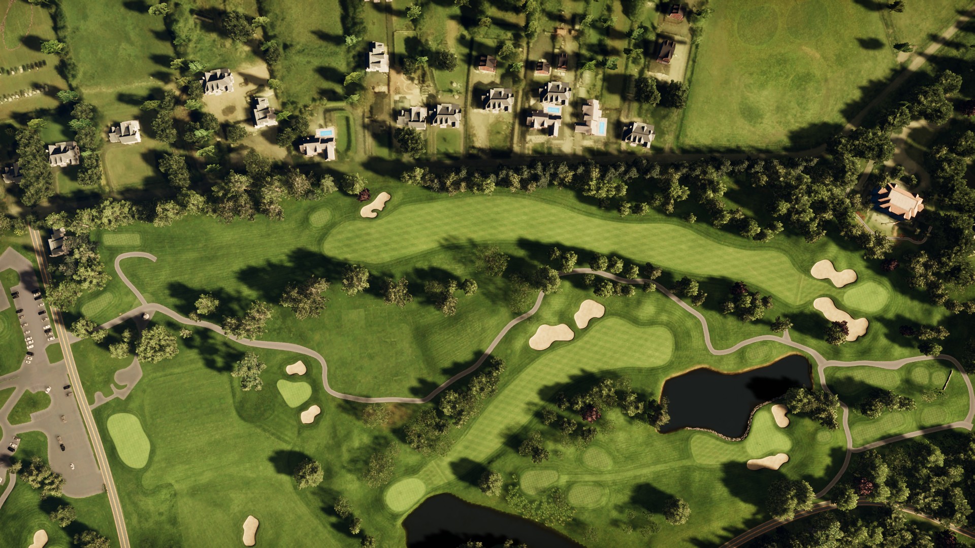 Hole 1 at The K Club:  The Palmer North Course