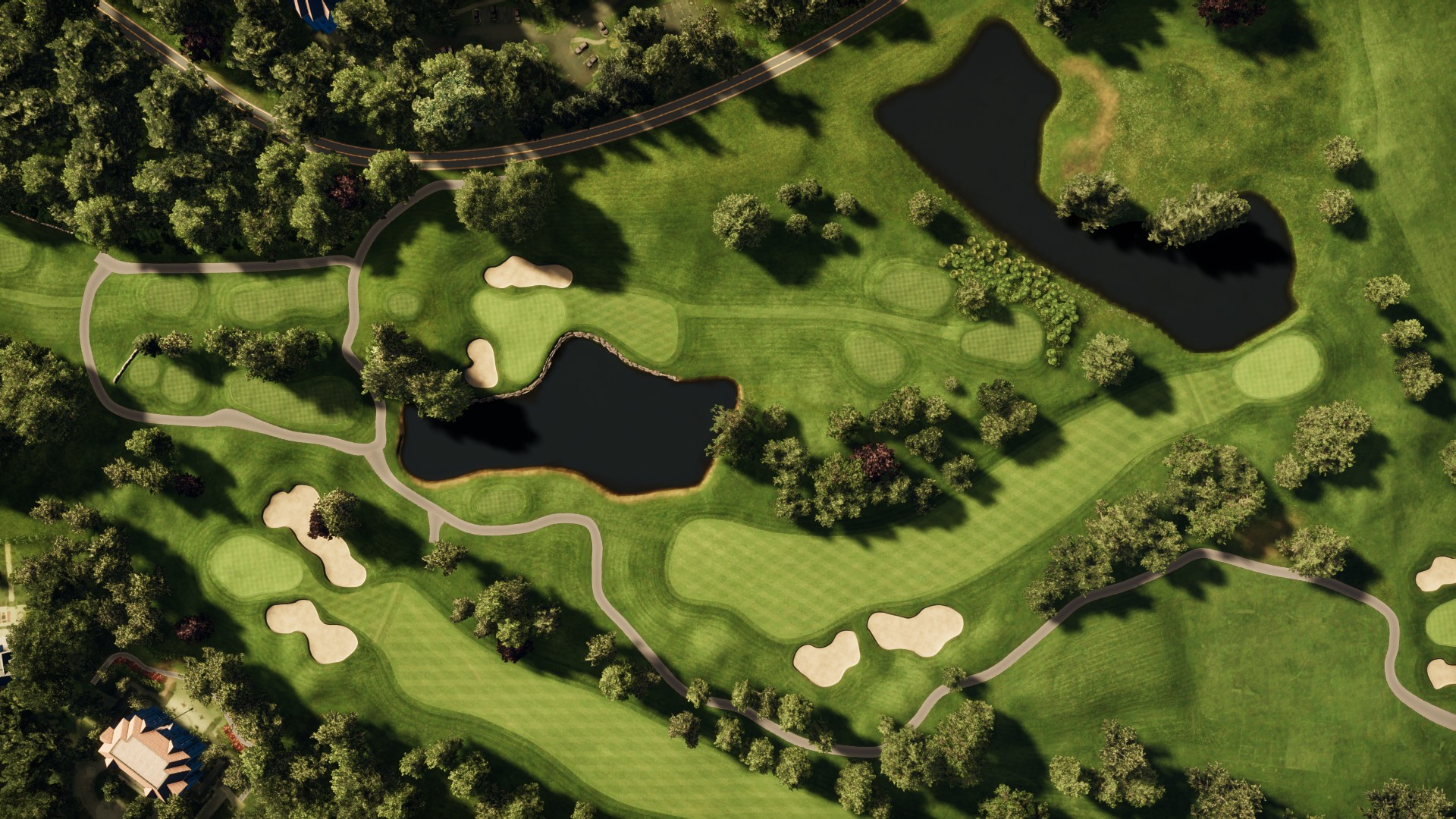 Hole 2 at The K Club:  The Palmer North Course