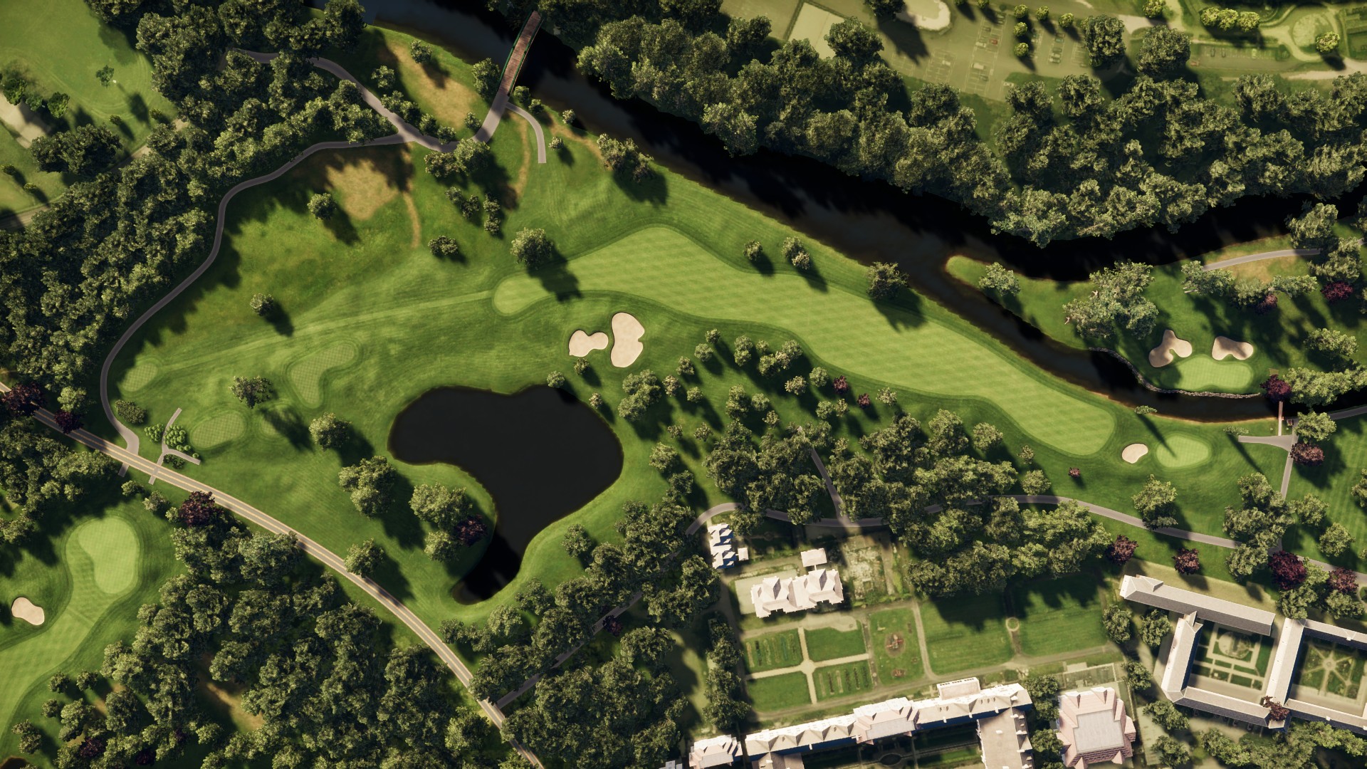Hole 7 at The K Club:  The Palmer North Course