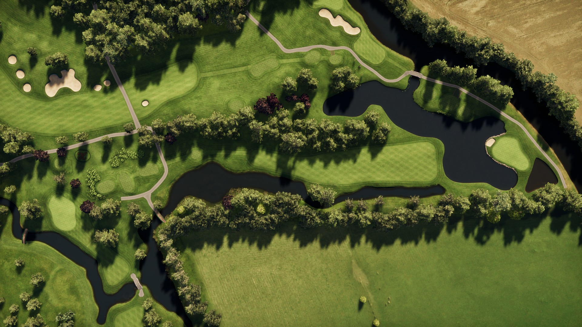 Hole 16 at The K Club:  The Palmer North Course