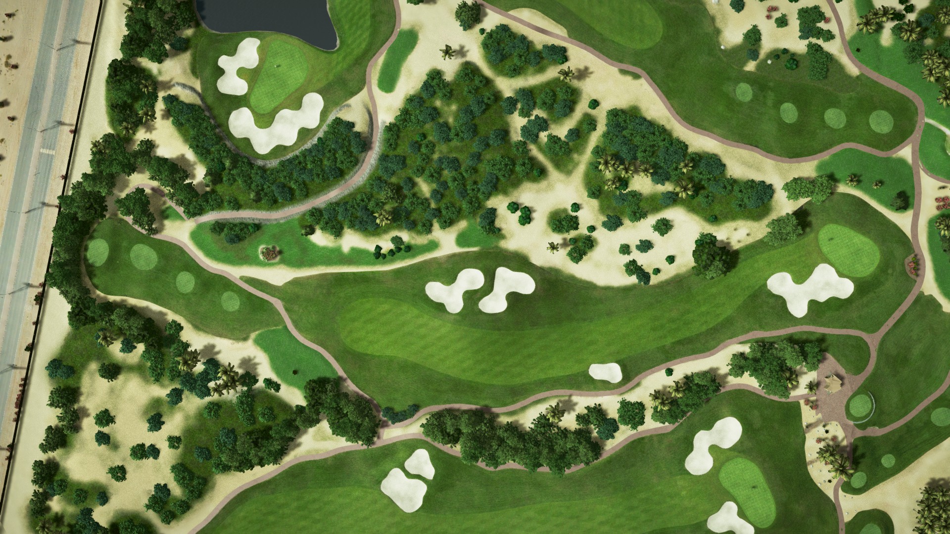Hole 13 at Abu Dhabi Golf Club - National Course