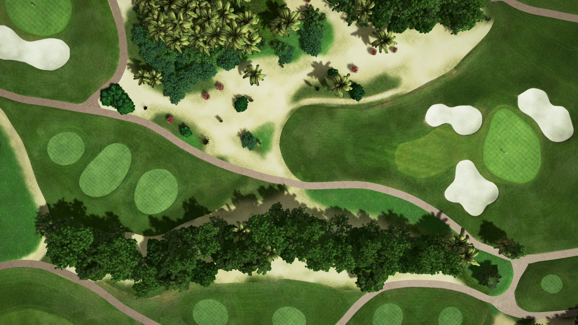 Hole 15 at Abu Dhabi Golf Club - National Course