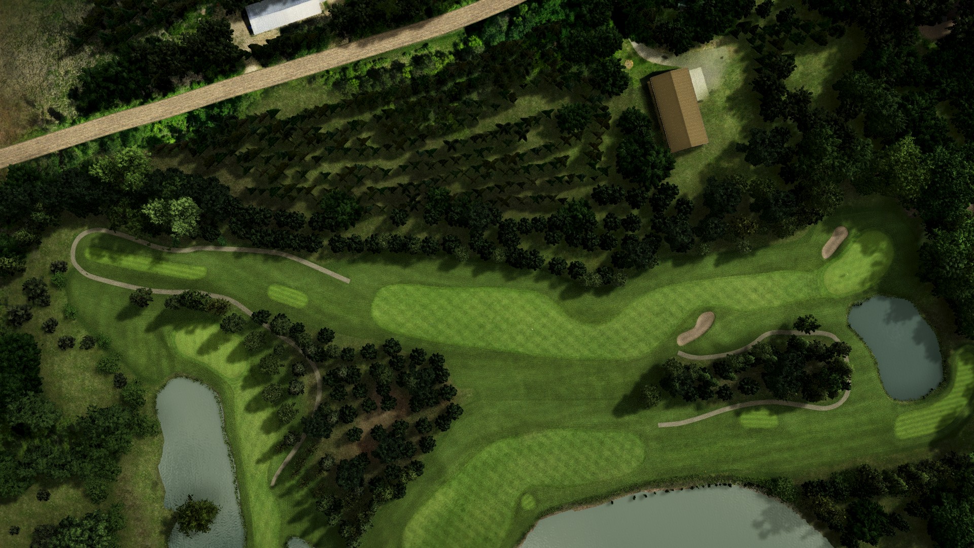 Hole 5 at Thumper Pond Resort