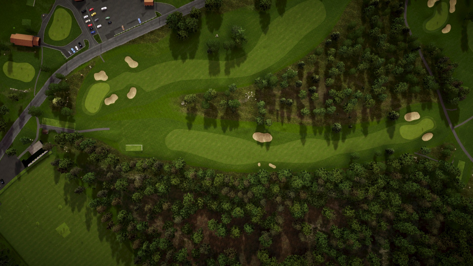 Hole 1 at Tranås Golfklubb