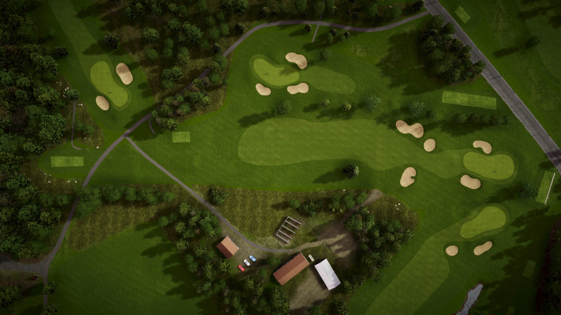 Hole 2 at Tranås Golfklubb