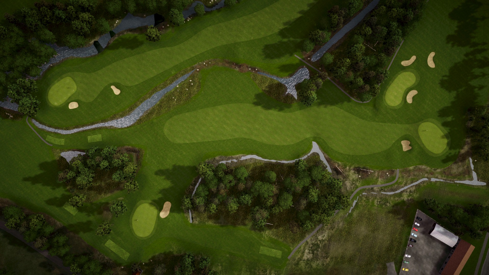 Hole 4 at Tranås Golfklubb