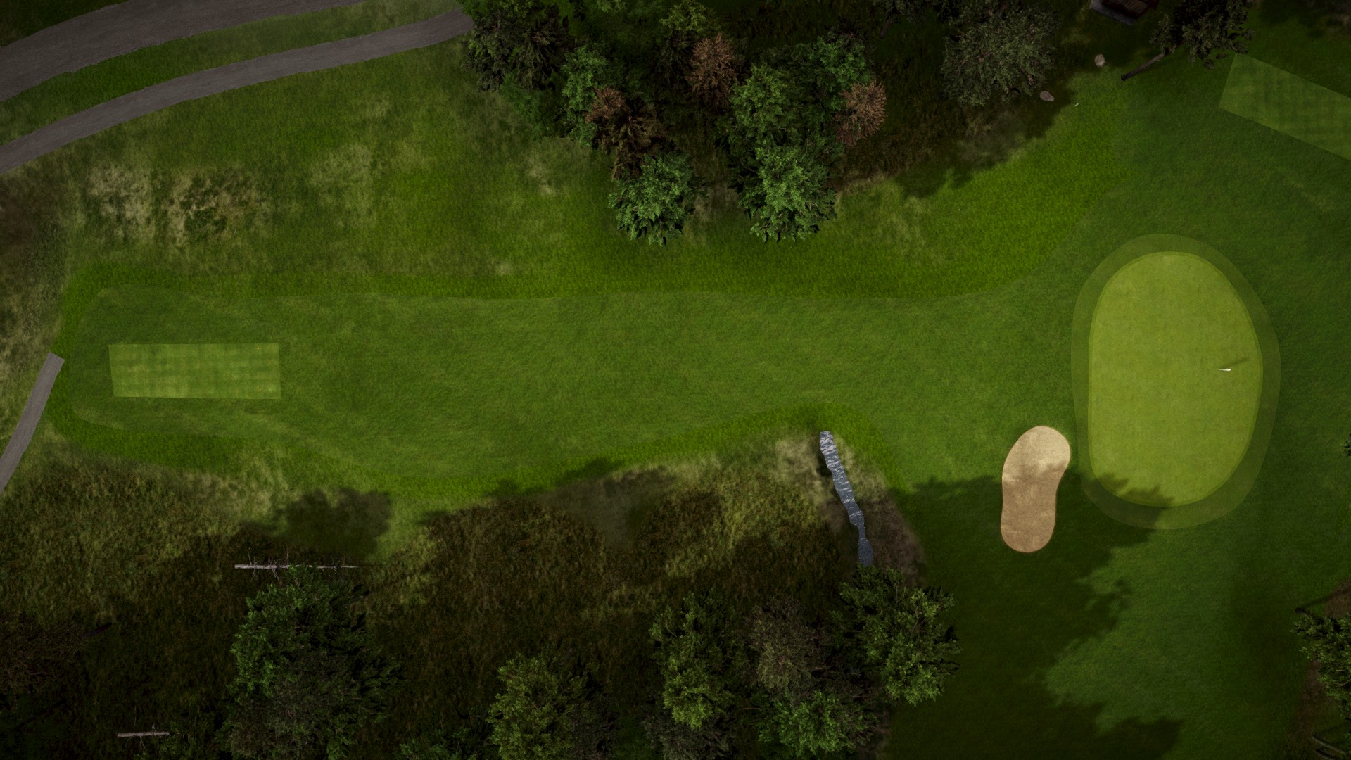 Hole 5 at Tranås Golfklubb